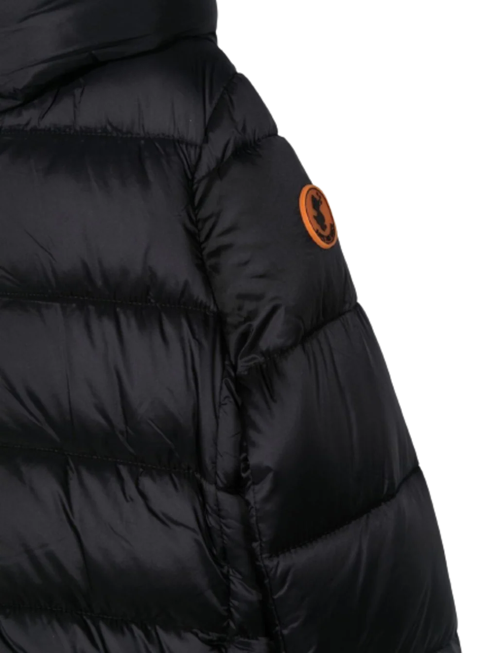 Save The Duck Meninas Meninas Preto Gracie Jaqueta Puff com Capuz Nylon Down