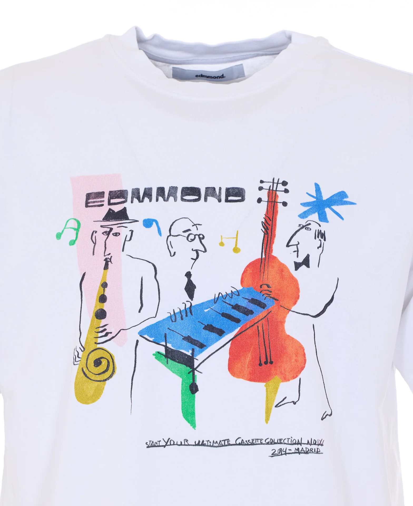 Camisetas e Polos EDMMOND STUDIOS Brancas de Algodão Orgânico Camisetas e Polos EDMMOND STUDIOS Brancas de Algodão Orgânico