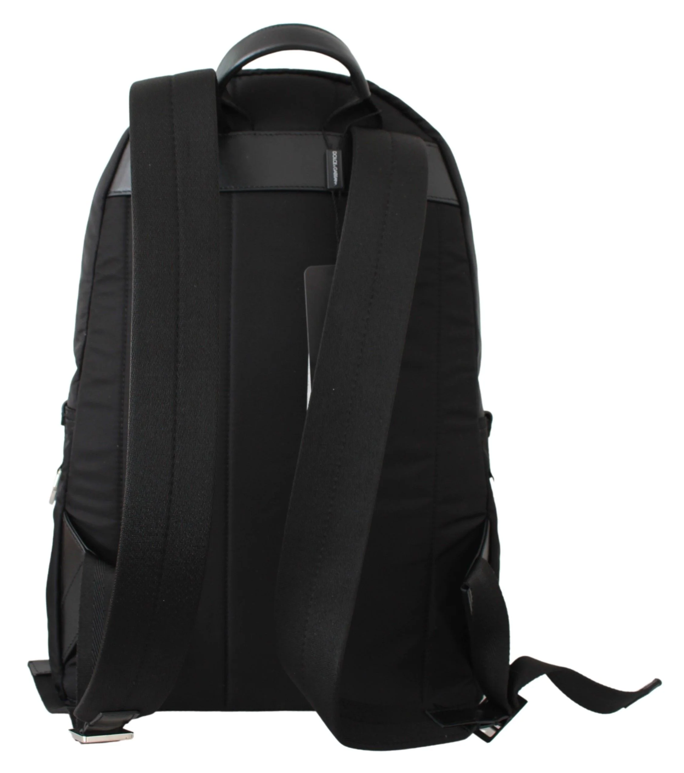 Dolce & Gabbana Mochila Escolar Preto Dourado Porco Ano do Ano de Nylon Couro