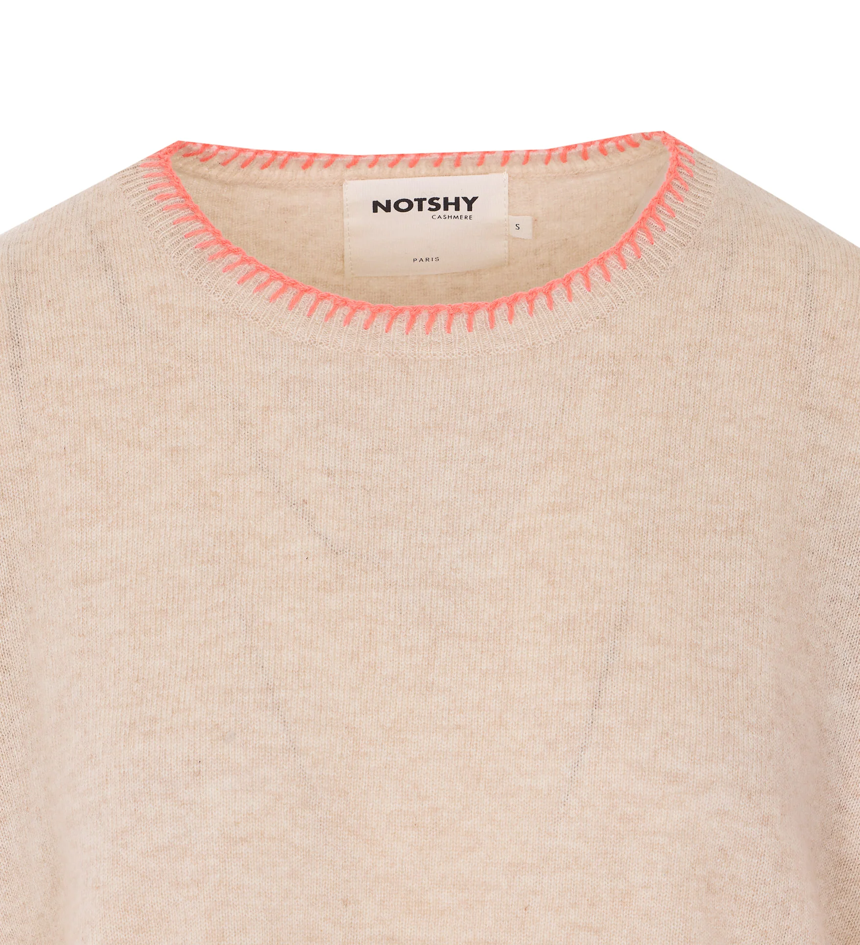 Suéter Bege de Cashmere NOT SHY
