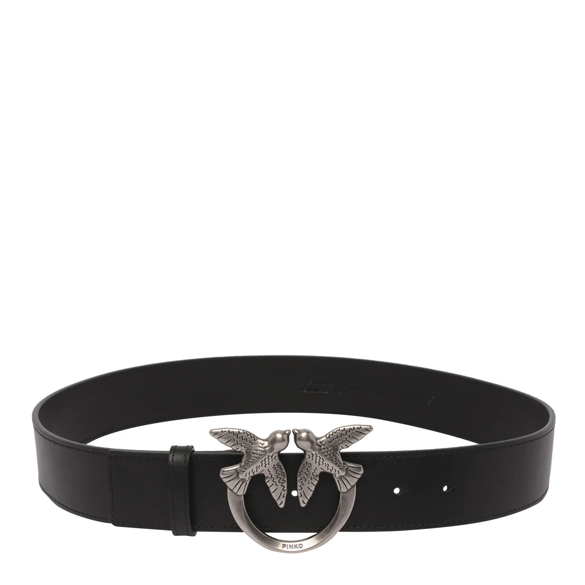 Cintos Pinko Preto Couro de Novilho