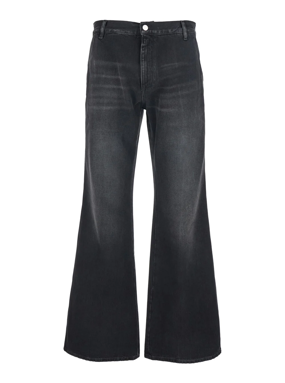 Calças Amiri com Patch de Logotipo Aplicado nas Costas - Modelo Boot Cut, Cinza, Masculino