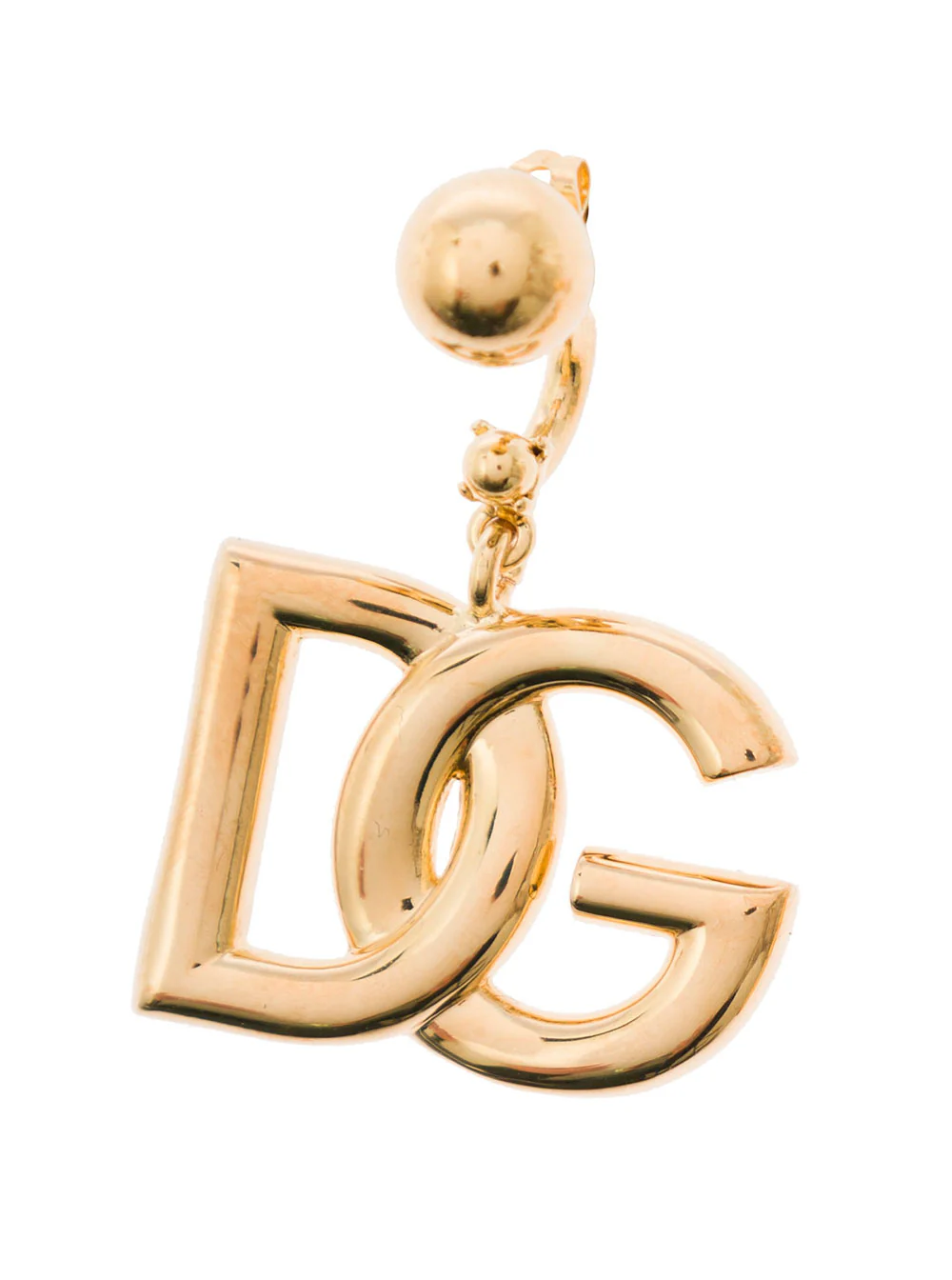 Brincos Pendentes Dg Logo Dourado Dolce & Gabbana para Mulher, Metal Dourado