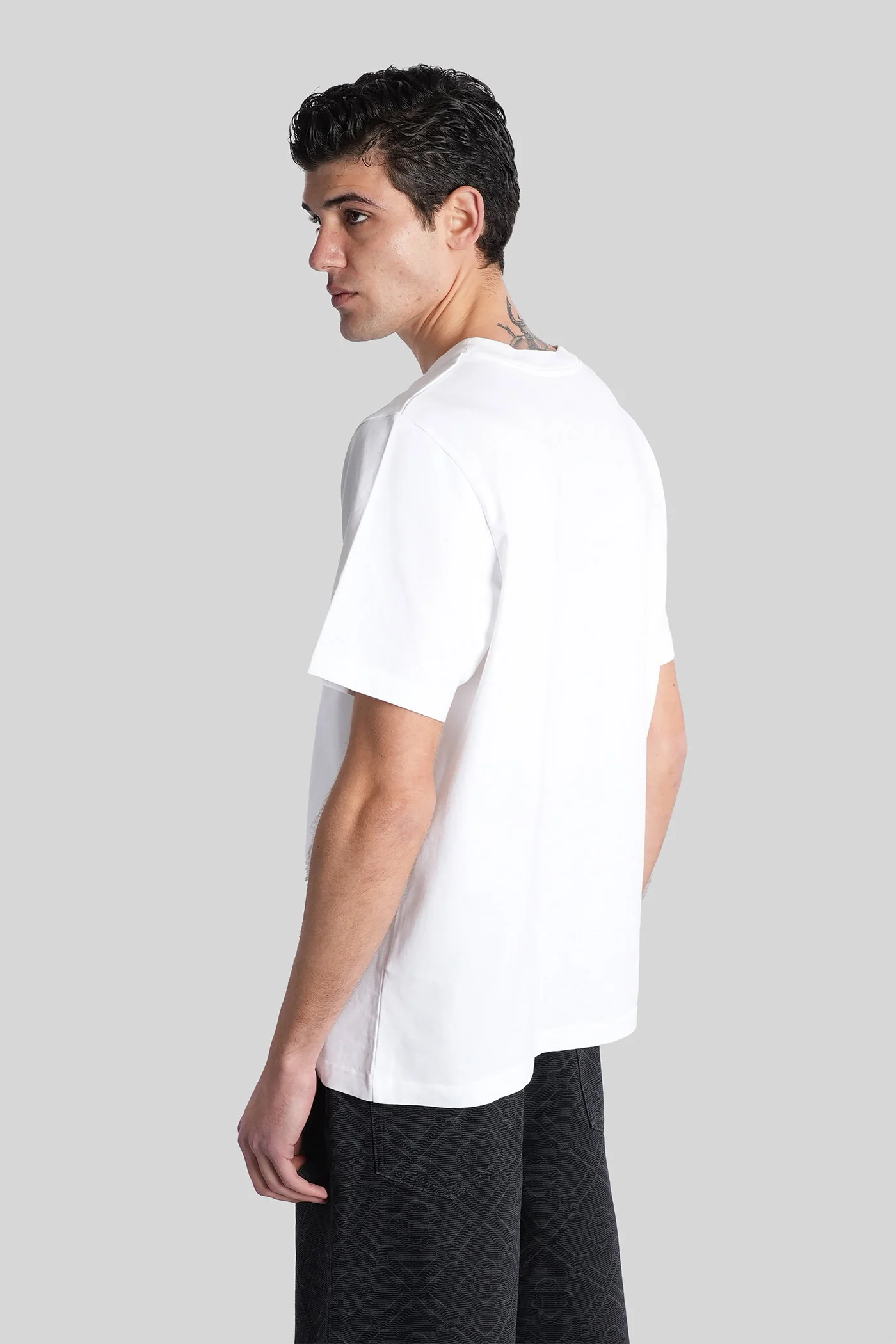 Camiseta Casablanca em algodão branco Abbigliamento