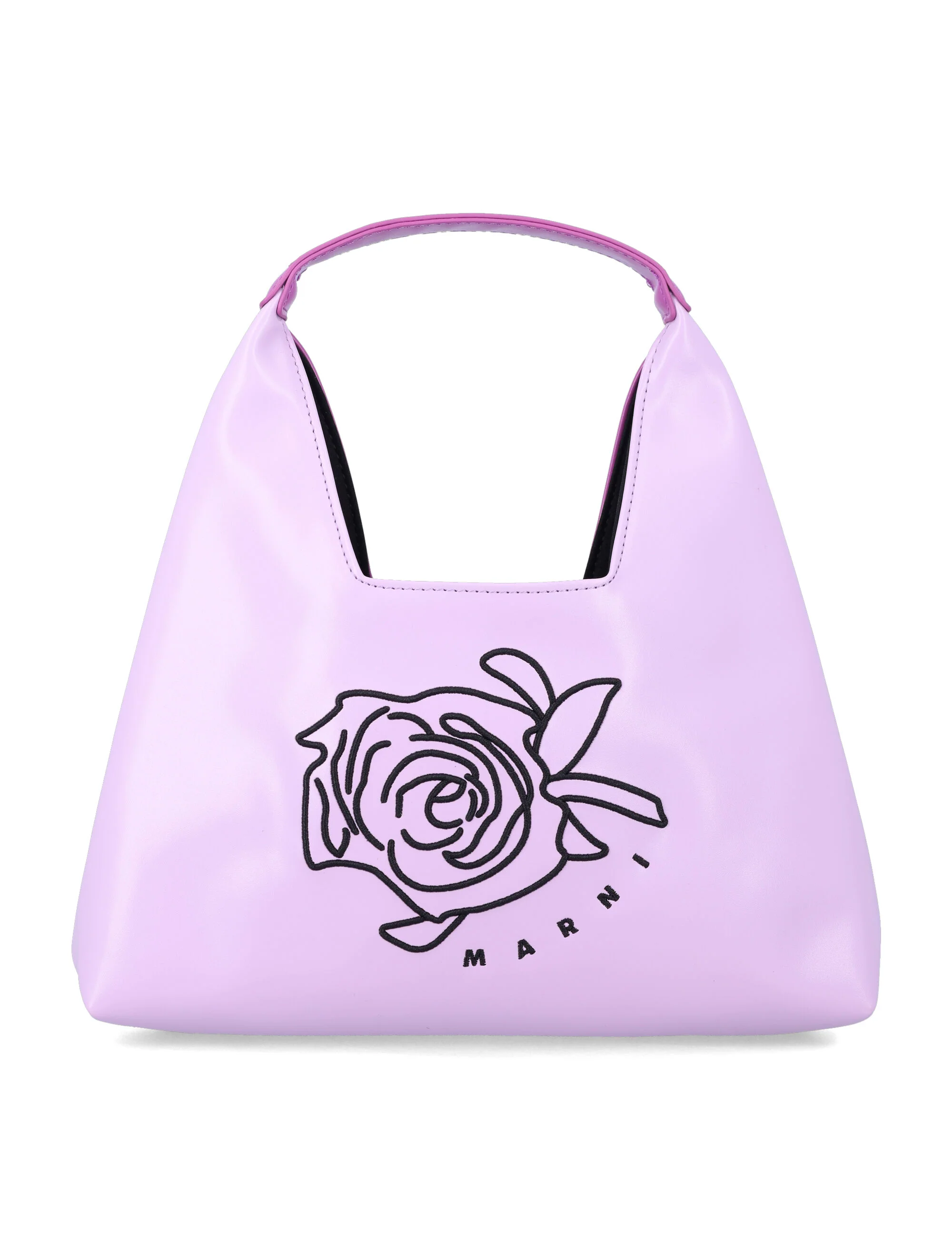 Marni bolsa de menina bicolor Lilac Forro de Poliéster Tote
