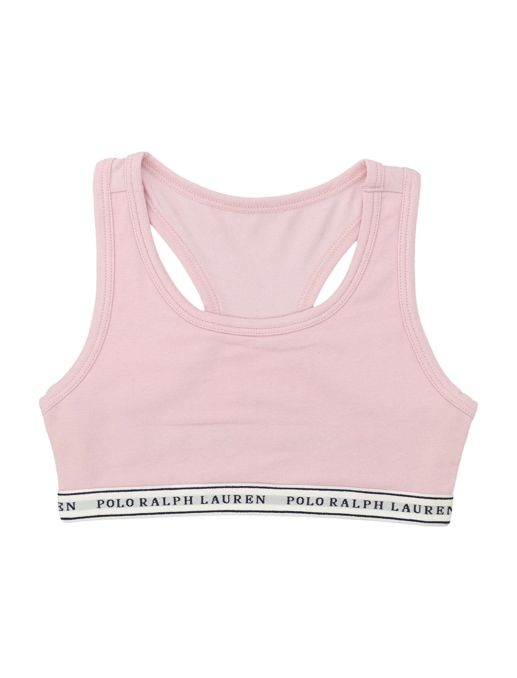 Conjunto de Roupas de Baixo Femininas Polo Ralph Lauren Branco/Rosa Algodão