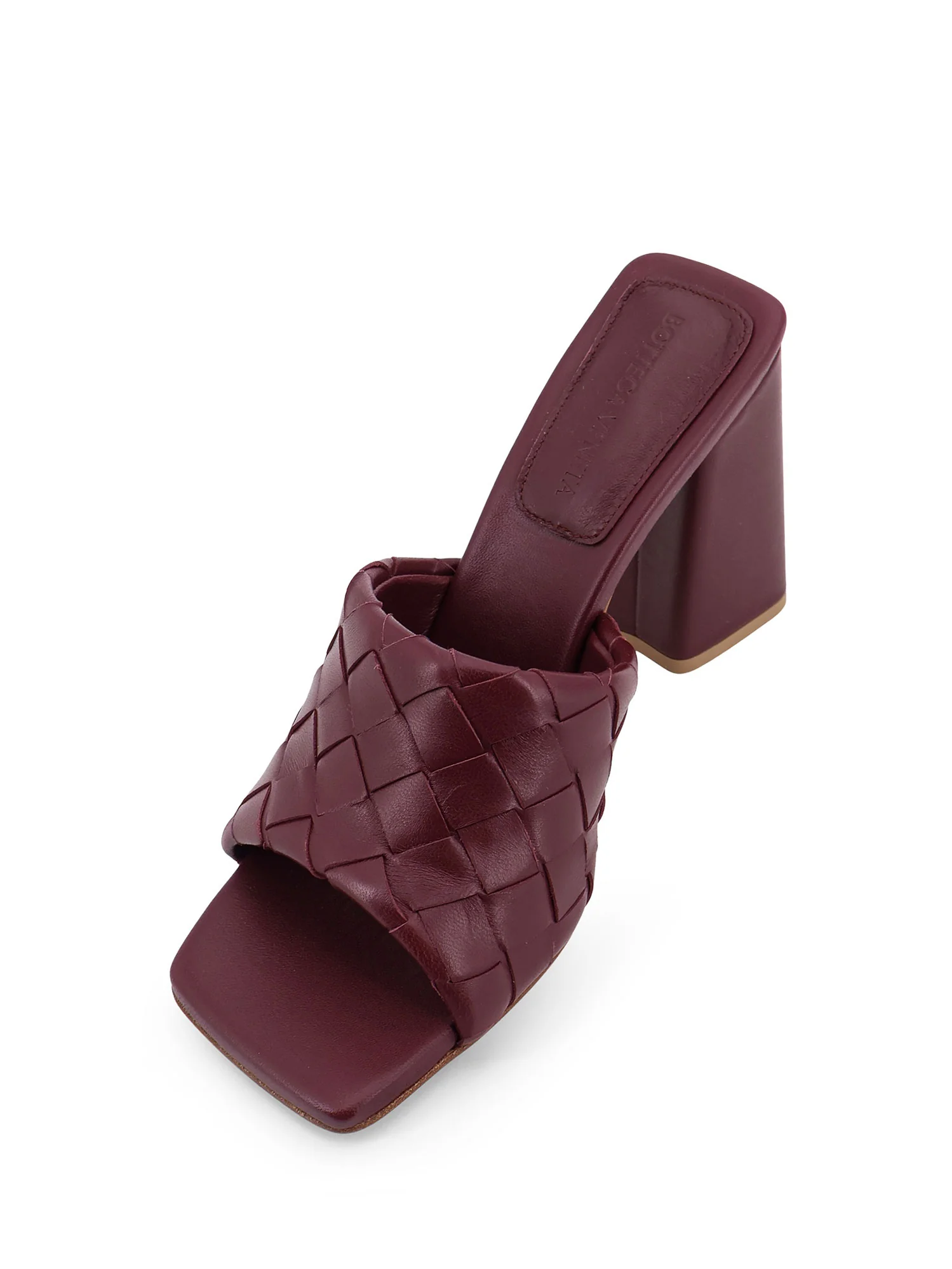 Sandalhas Bottega Veneta Vermelhas Pelle