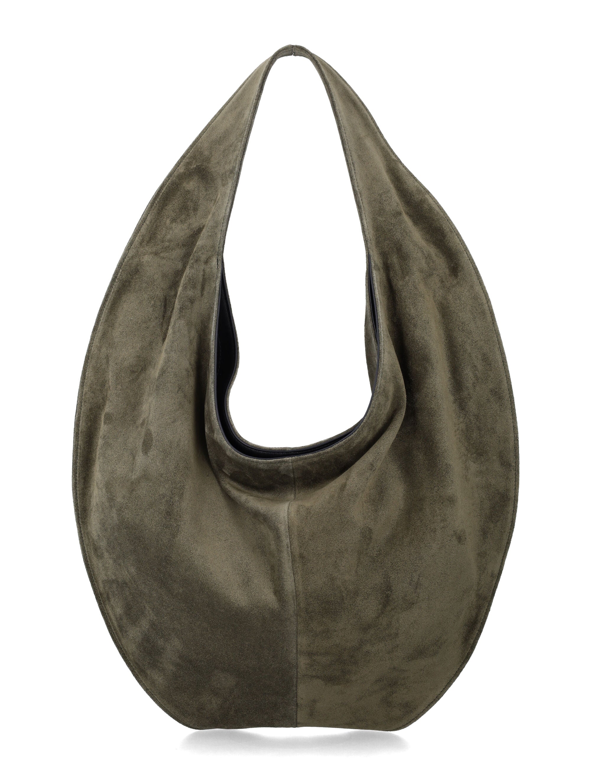 Maeden Market kelp suede tote Verde Couro