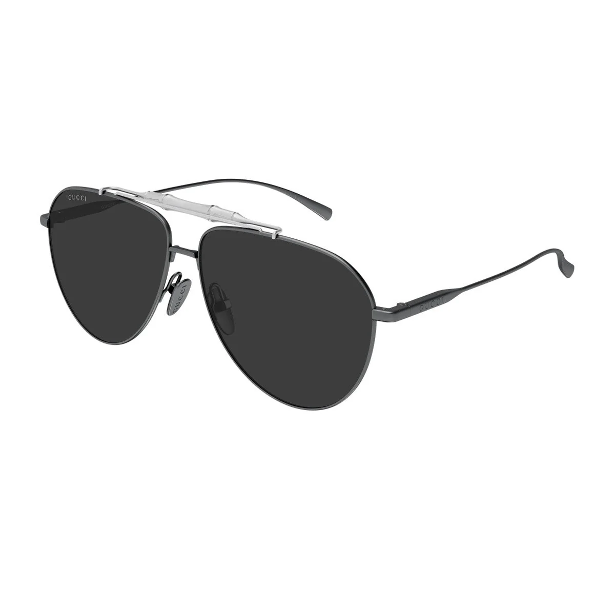 Óculos de Sol Gucci Gg2064s Linea Sign Gunmetal Metallo