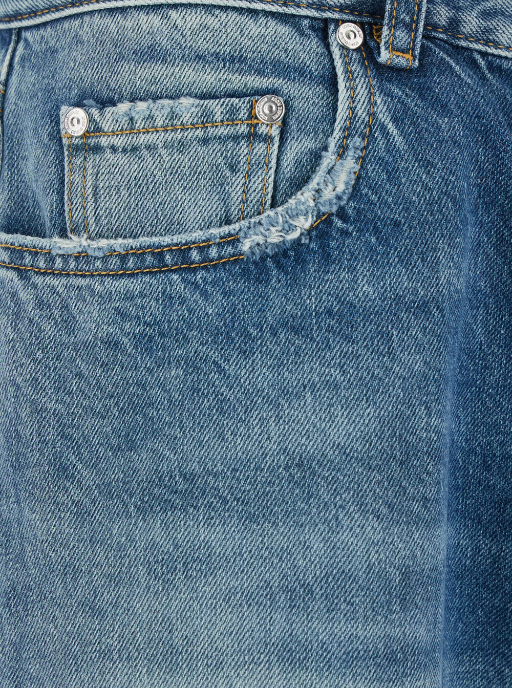 Calças de Lã Denim Icon Kanye Azul-Claro 5 Bolsos com Patch de Logotipo em Lã de Algodão Homem Azul Calças de Lã Denim Icon Kanye Azul-Claro 5 Bolsos com Patch de Logotipo em Lã de Algodão Homem Azul