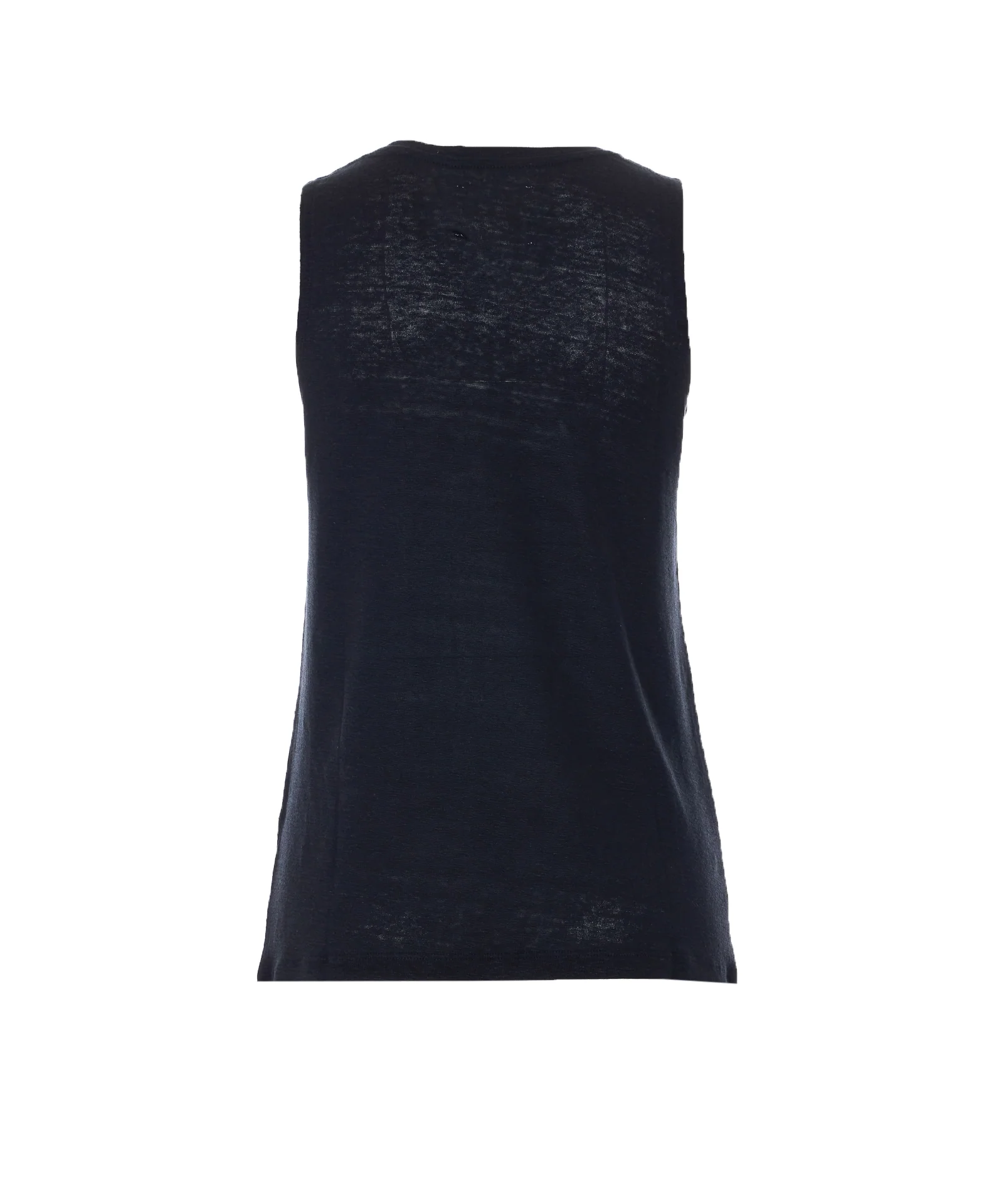 Top Preto de Linho Not Shy