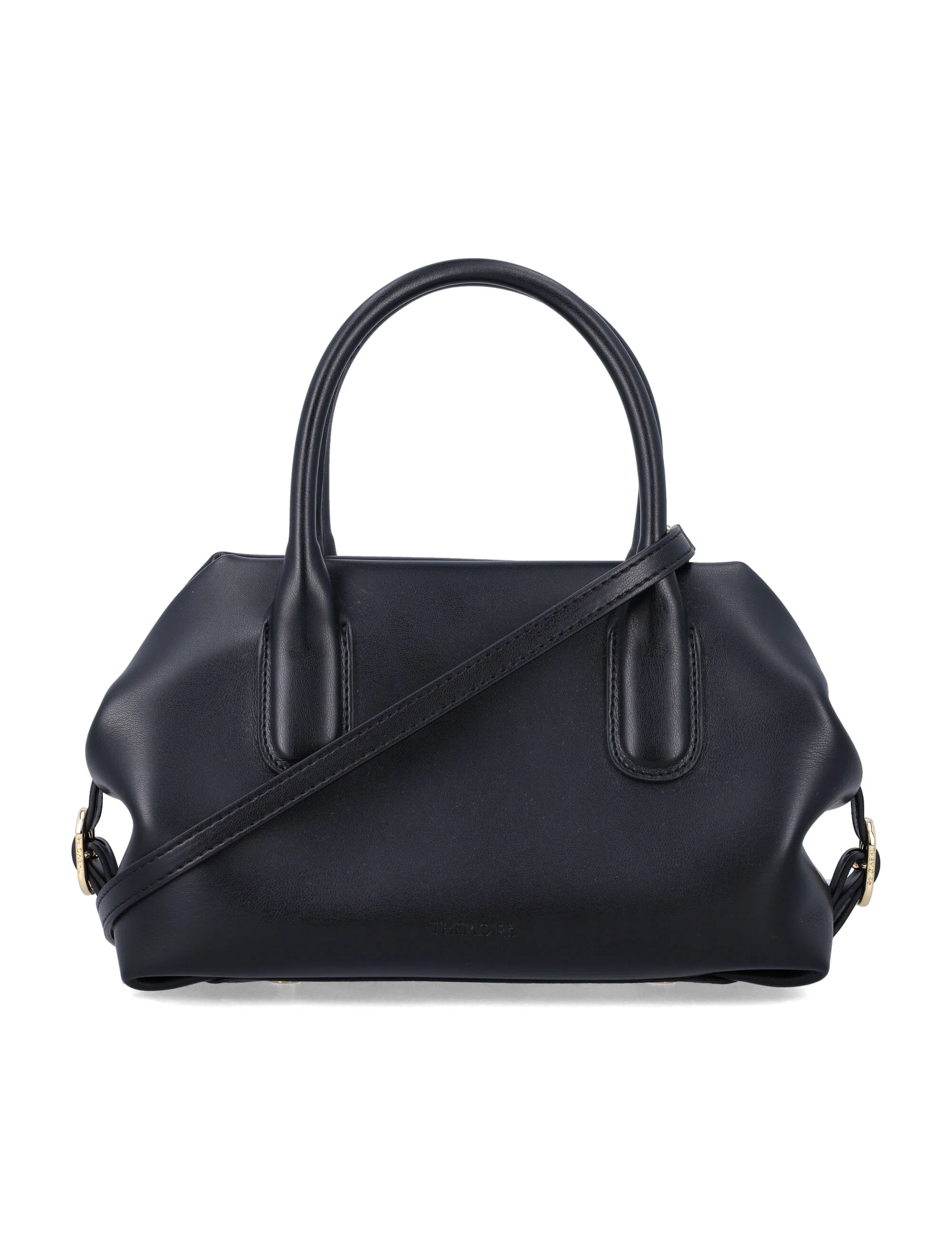 A Moirè Themoirè Tallia Trank Pequeno Preto Bolsa de Poliuretano
