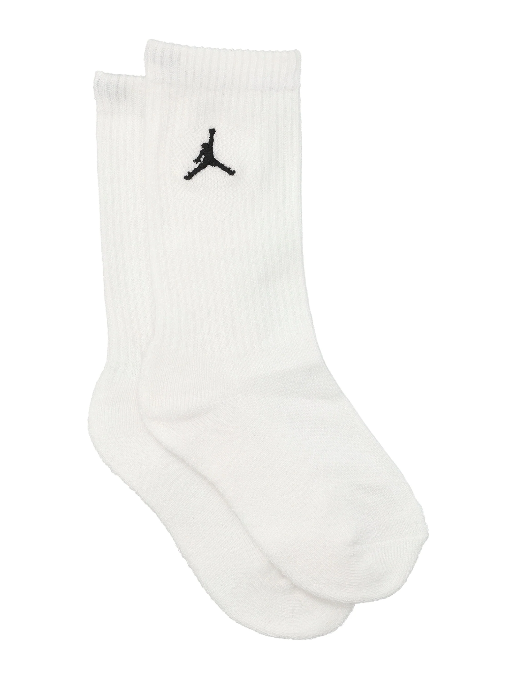 Meias Nike Jordan Everyday Essentials Kids Crew 6 Unidades Branco Poliéster