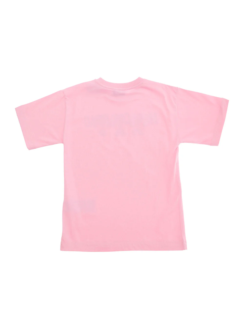 Camiseta Rosa Moschino Kids com Estampa de Letras do Logotipo de Algodão Camisetas e Camisolas para Meninas