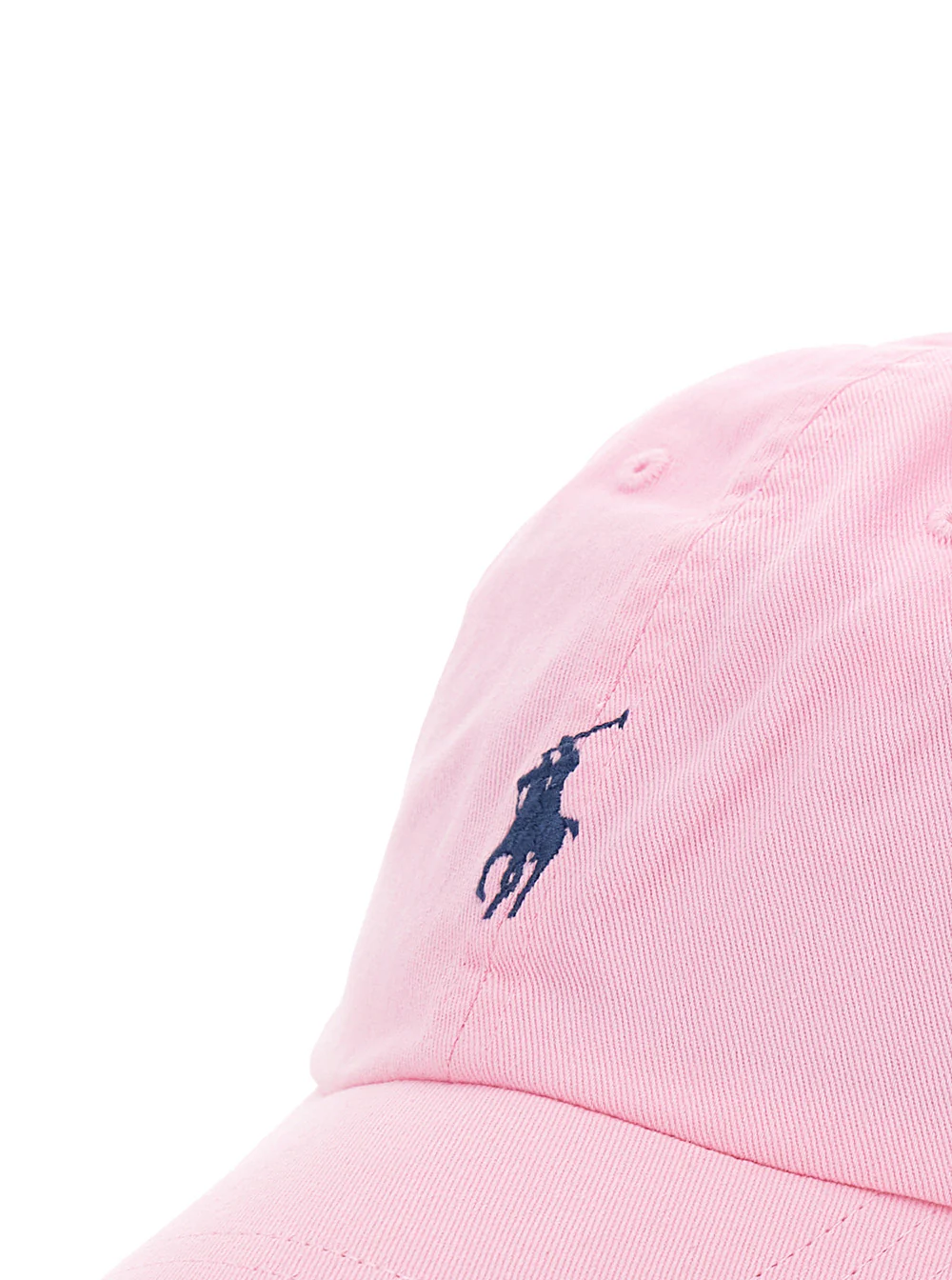 Boné Polo Ralph Lauren com Logotipo Bordado de Pônei na Frente Azul Claro Algodão para Mulher Chapéus e Luvas Rosa Boné Polo Ralph Lauren com Logotipo Bordado de Pônei na Frente Azul Claro Algodão para Mulher Chapéus e Luvas Rosa