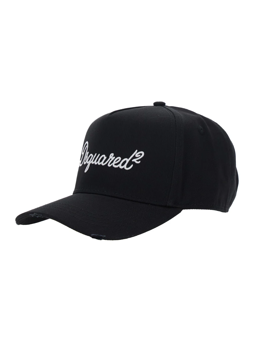 Boné de Beisebol Preto de Algodão DSQUARED2 com Letras de Logotipo na Frente para Homens Chapéus e Luvas Boné de Beisebol Preto de Algodão DSQUARED2 com Letras de Logotipo na Frente para Homens Chapéus e Luvas