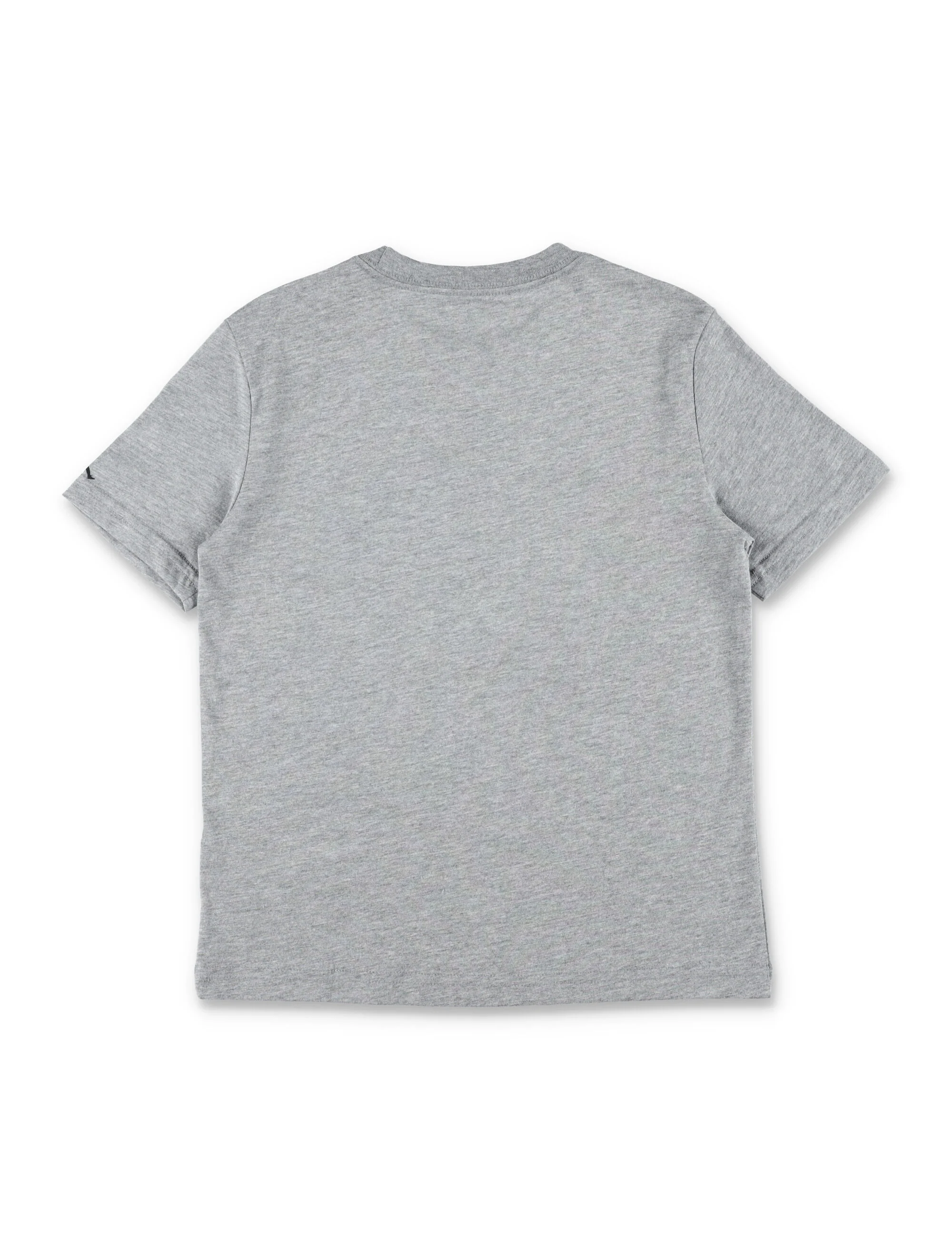 Camiseta Nike Jordan Bike Jordan Logo de Algodão para Crianças Cinza