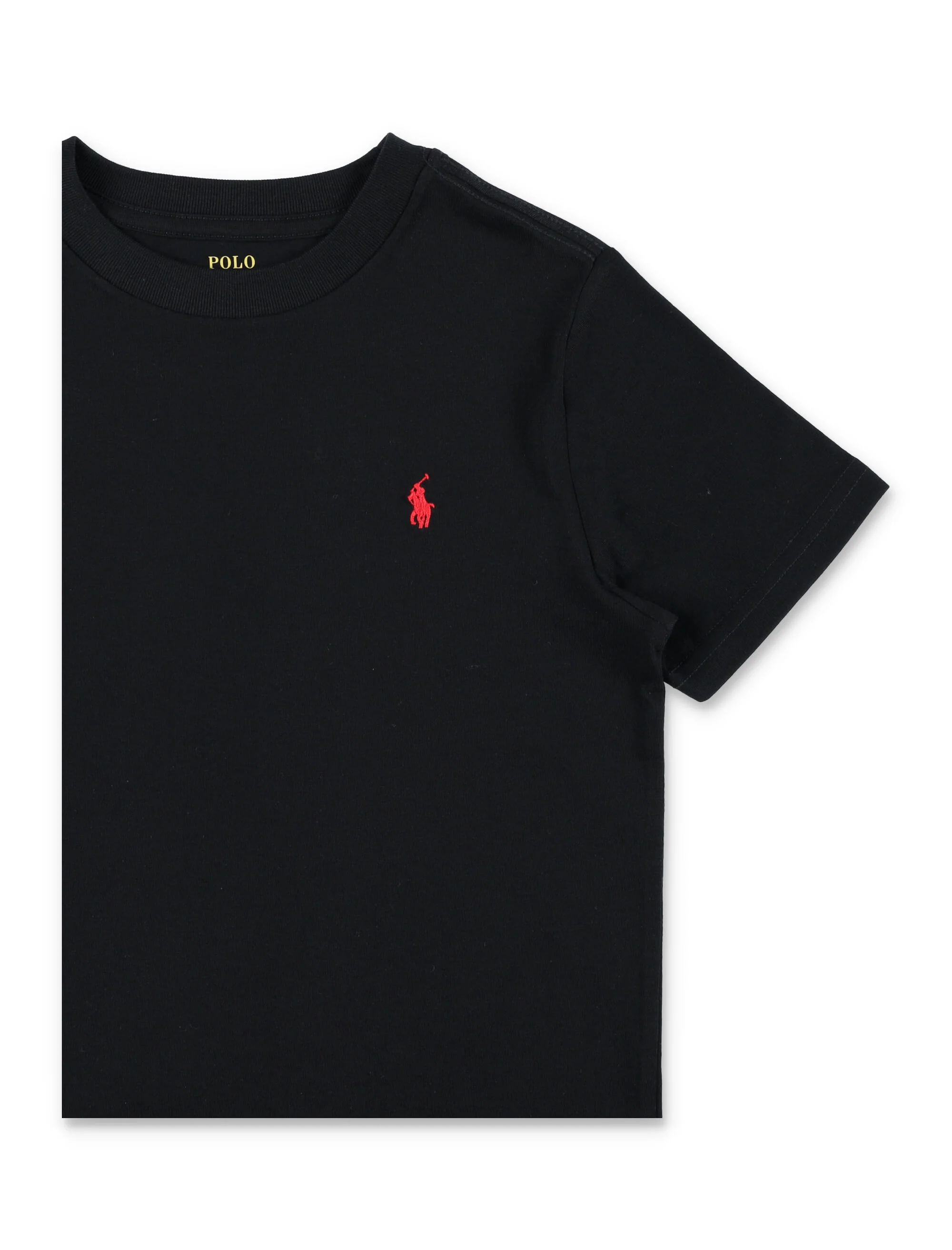Camiseta de Algodão Clássica Kids Polo Ralph Lauren Preto