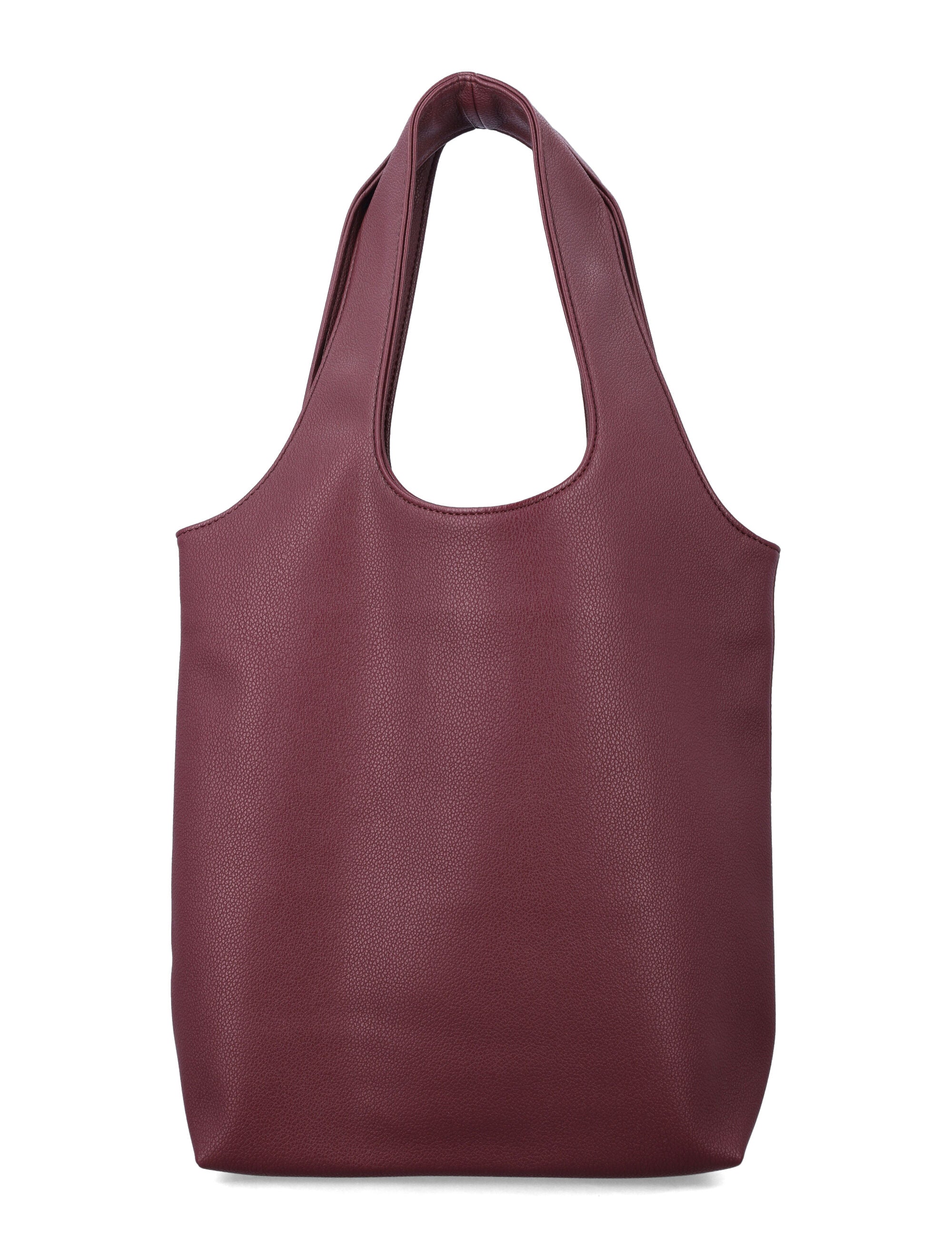 Bolsa de Mão Pequena A.P.C. Ninon Aubergine Poliuretano