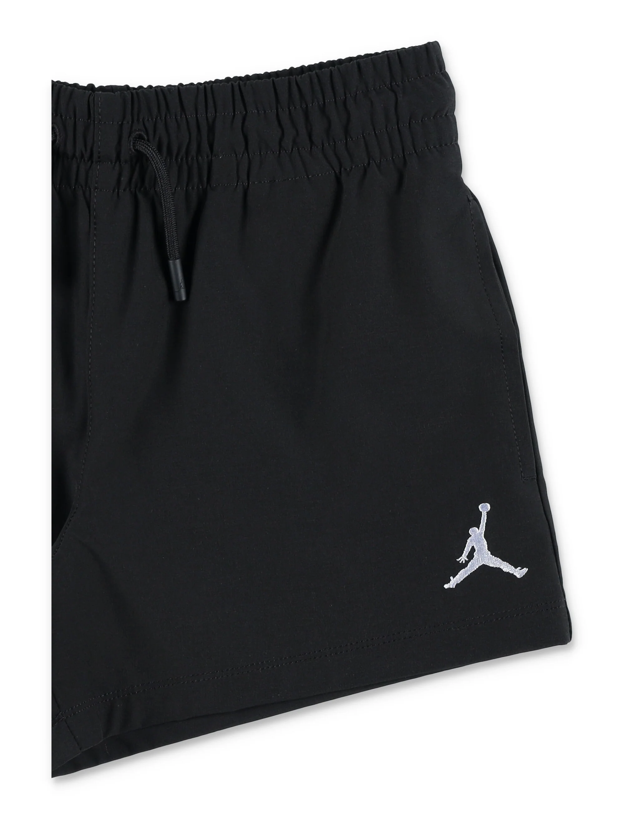 Calças Curtas Nike Jordan Meninas Jumpman Tecido Preto Poliéster