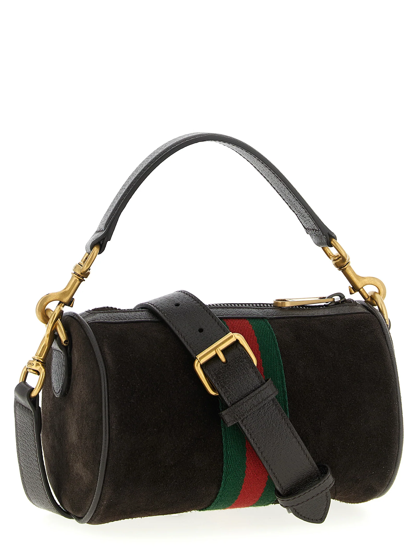 Bolsa de Couro de Novilho Marrom Gucci