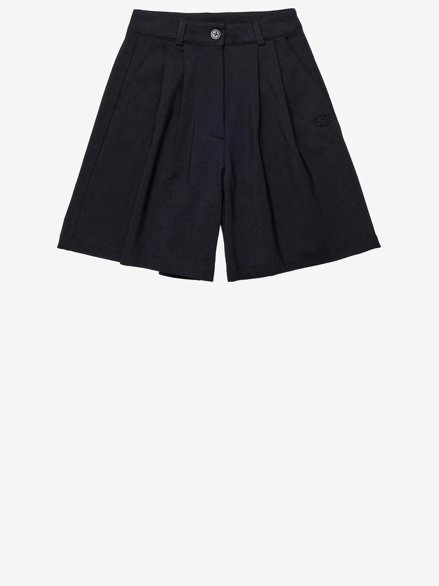 Bermudas Diesel Pretas Viscose
