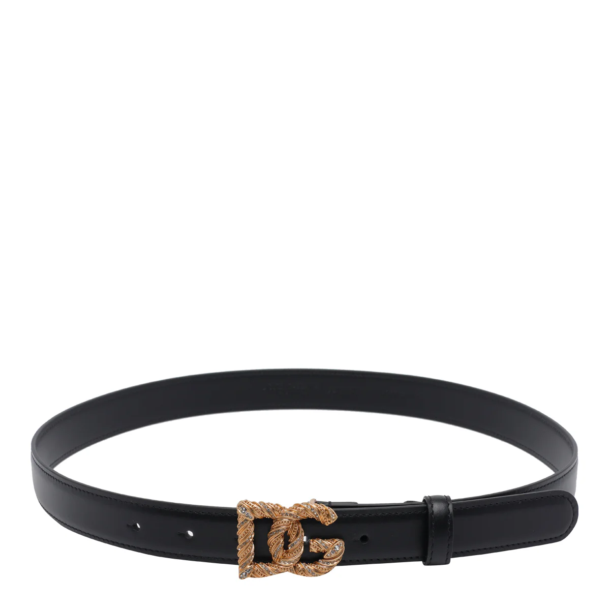 Cintos Dolce & Gabbana Preto Couro de Novilho