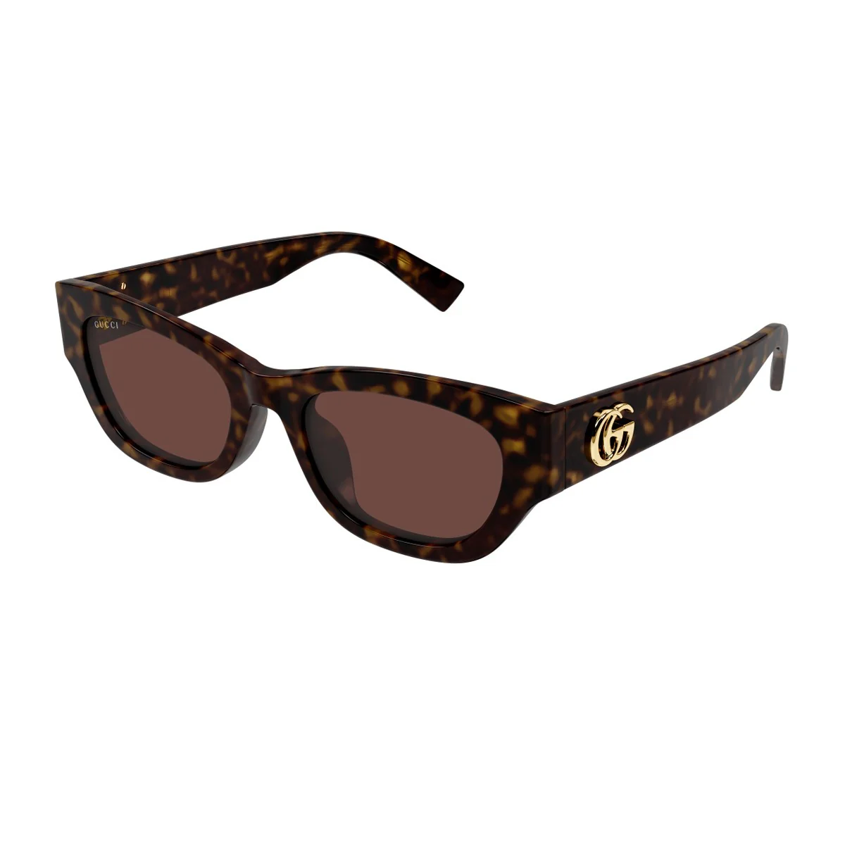 Óculos de Sol Gucci Gg1954sa Linea Emblem Havana Acetato Riciclato