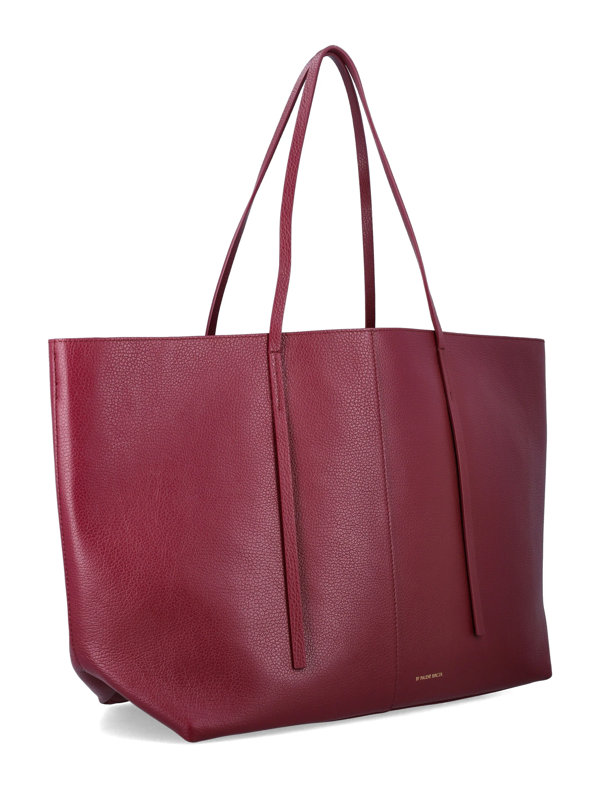 Bolsa de Mão de Couro Abilla By Malene Birger Cabernet Vaca