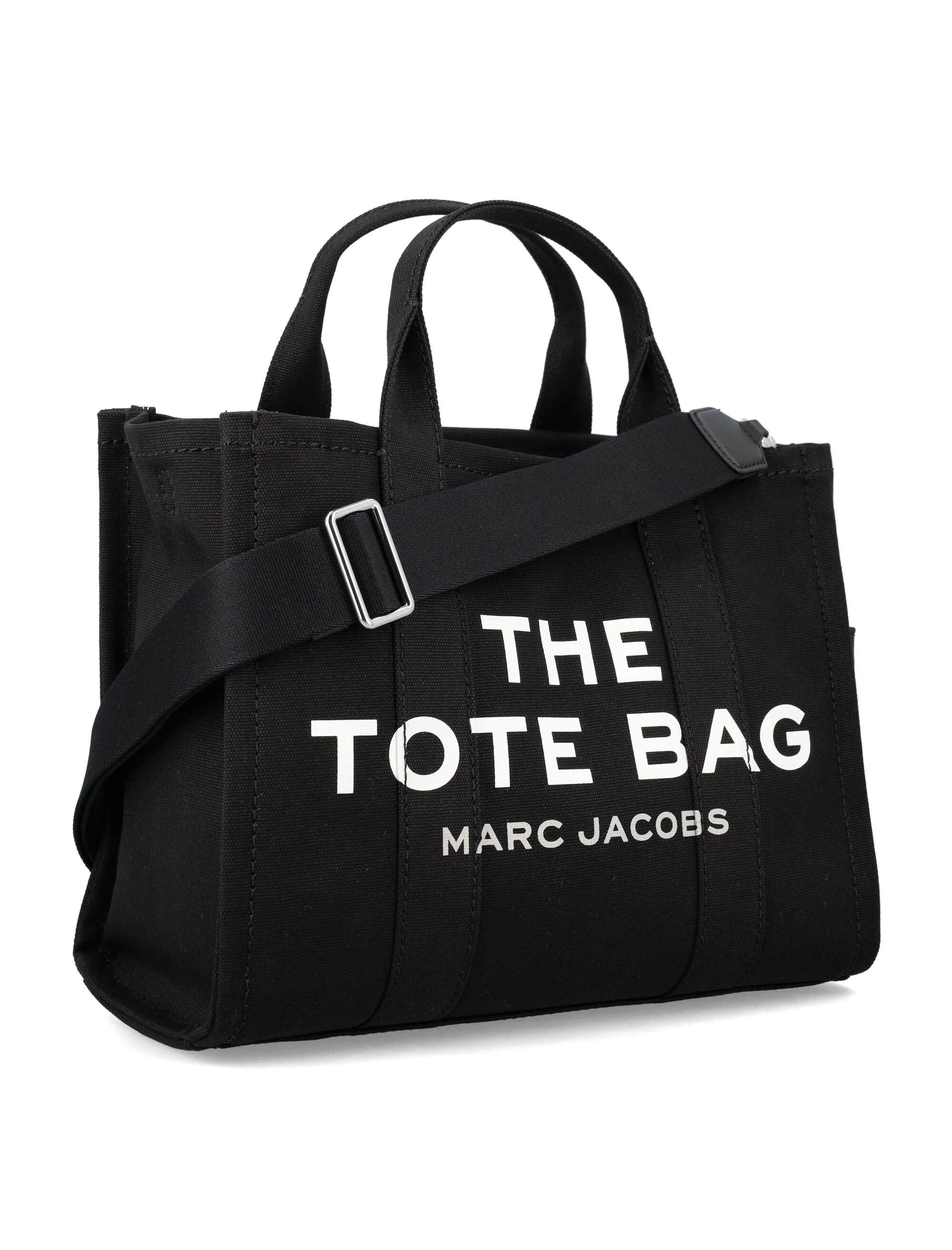 Marc Jacobs The Medium Canvas Tote Bag Black Cotton