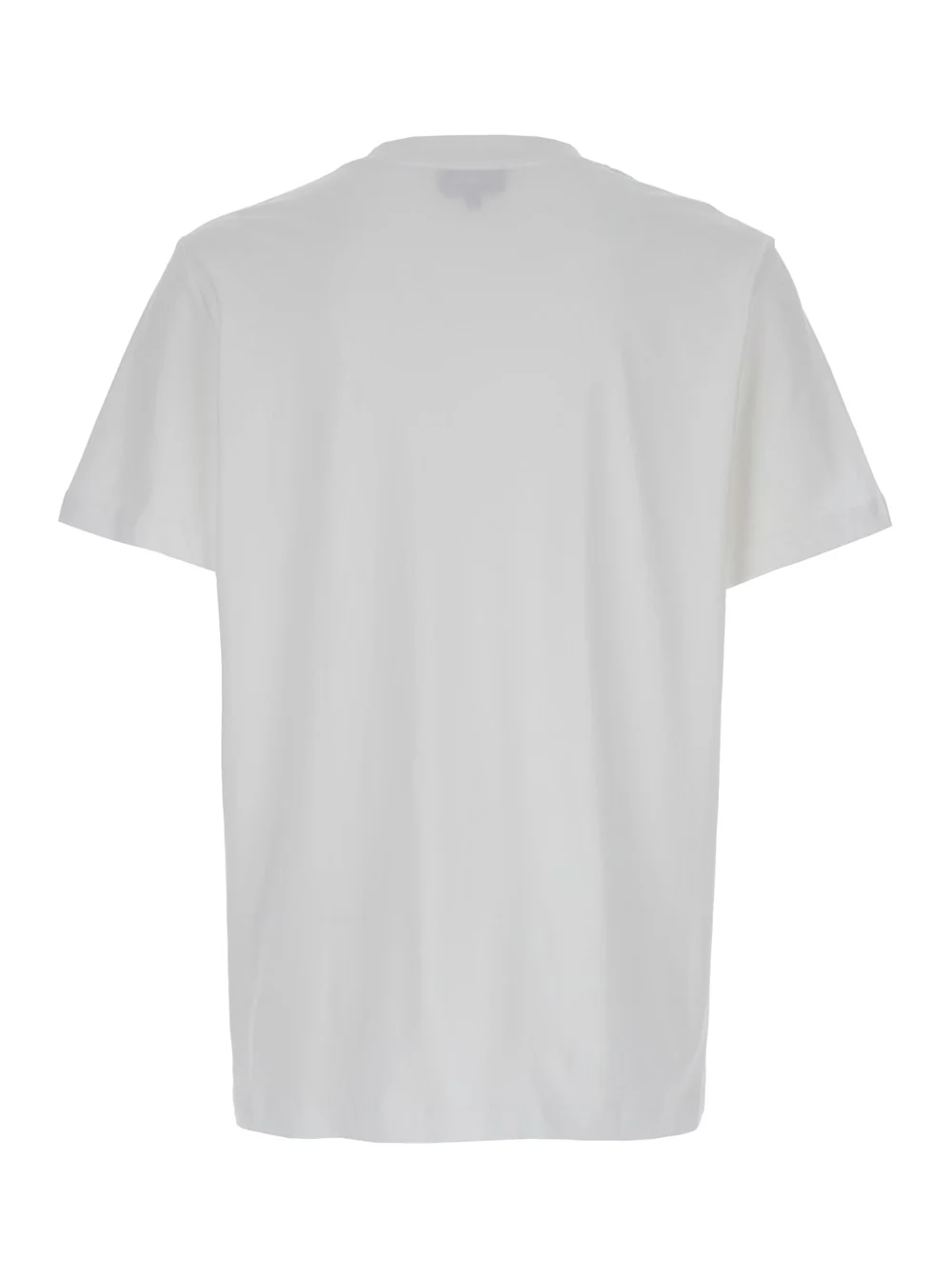 Camiseta oversized branca A.P.C. com estampa de logotipo na frente em algodão biológico Camisetas e Polos