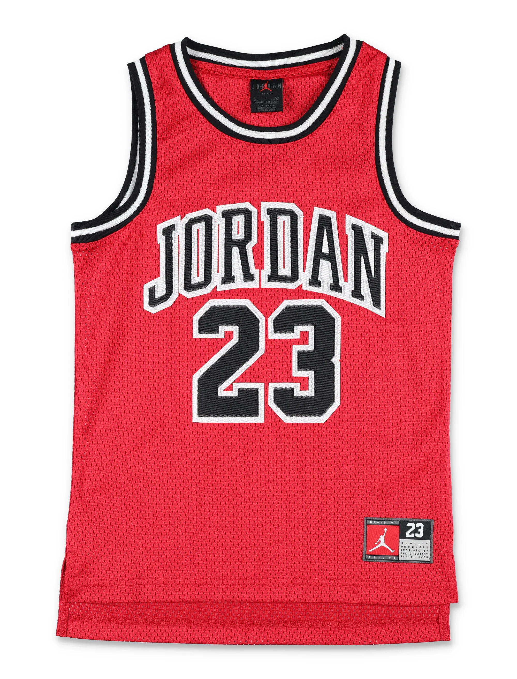 Camiseta Infantil Nike Jordan 23 Michael Vermelha de Poliéster