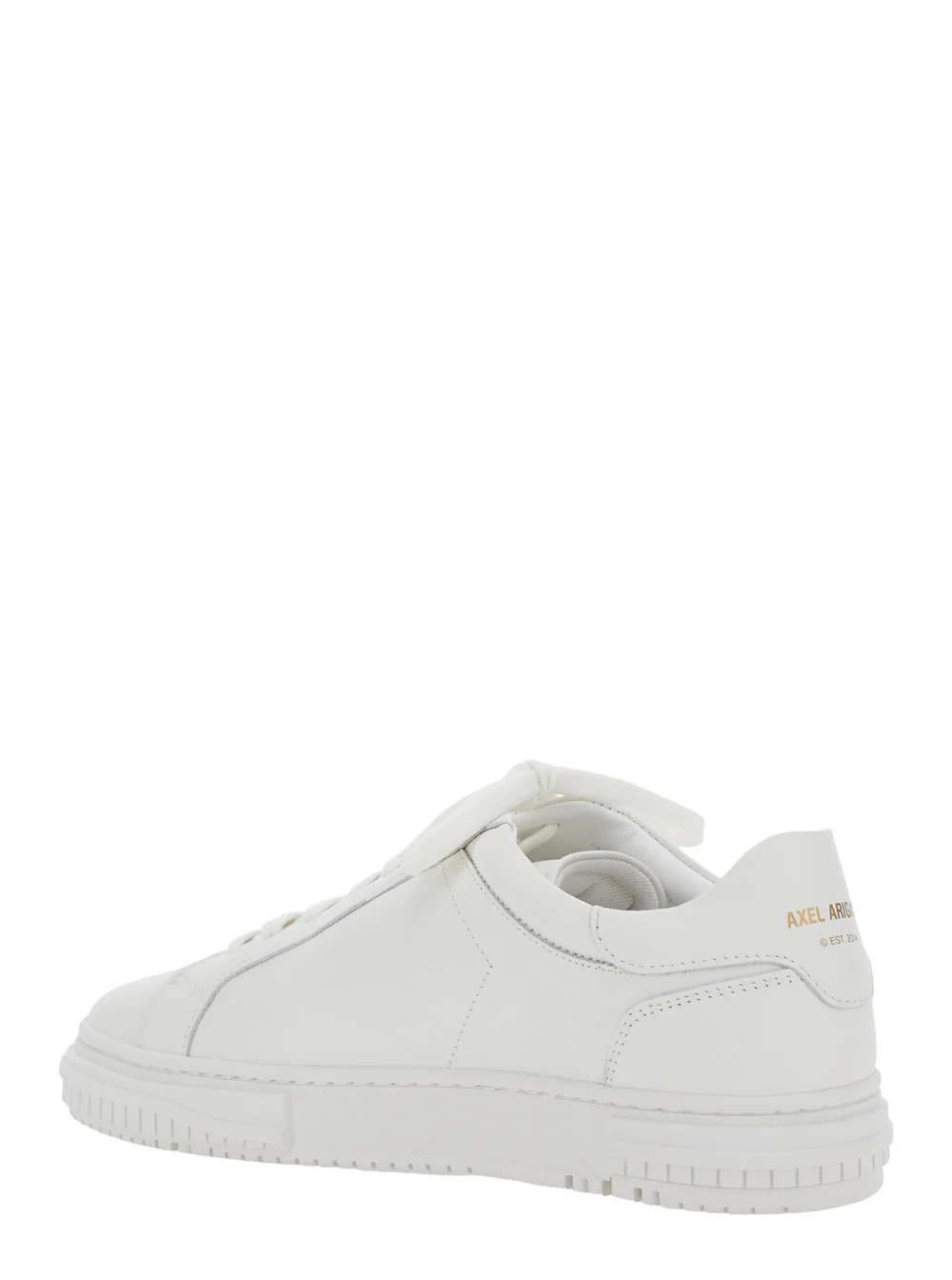 Sapatilha Axel Arigato Atlas Low Top Com Letras de Logotipo na Parte de Trás em Couro Branco para Homem 100 %