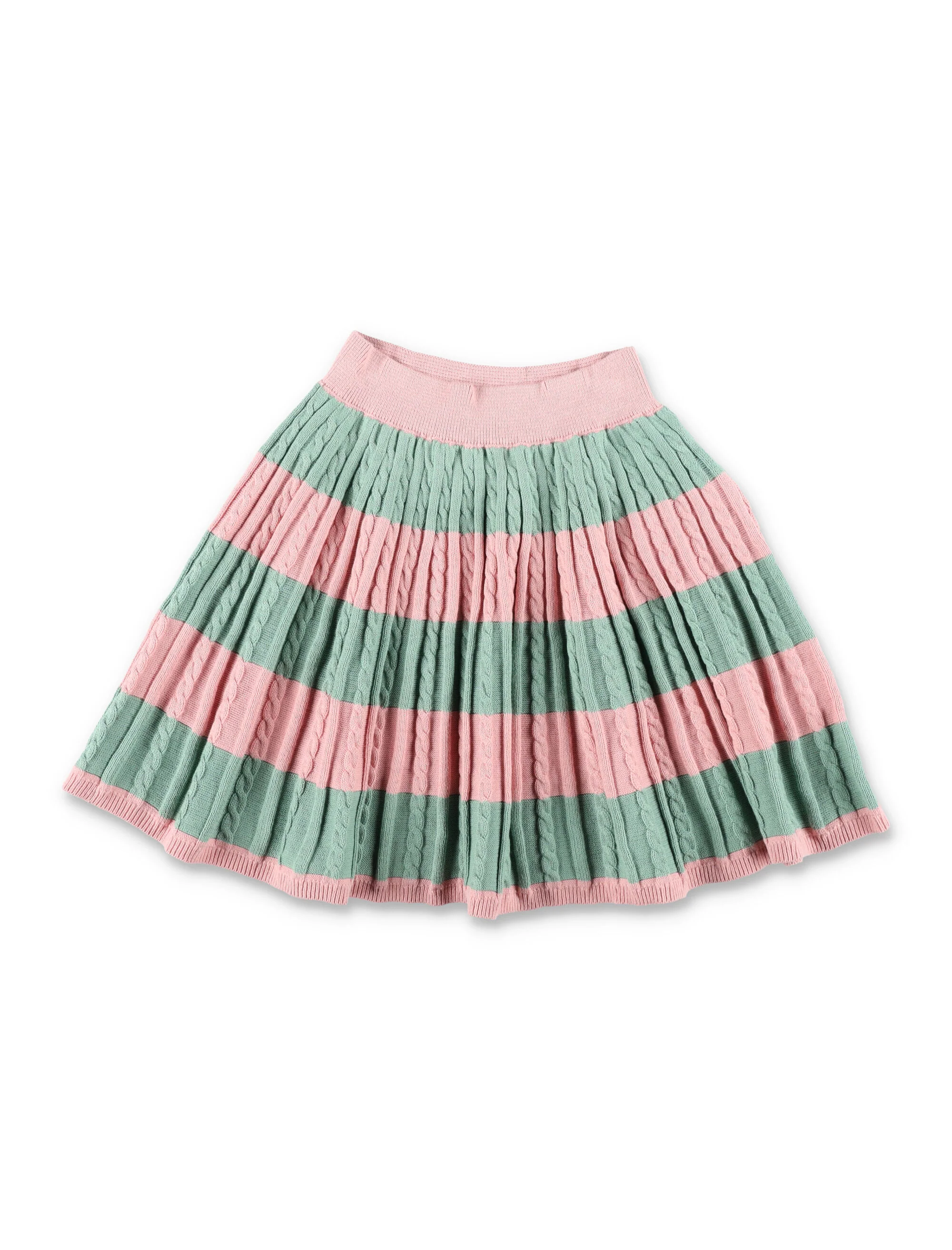 Vestido de Conjunto de Malha Polo Ralph Lauren para Meninas Rosa/Verde Algodão