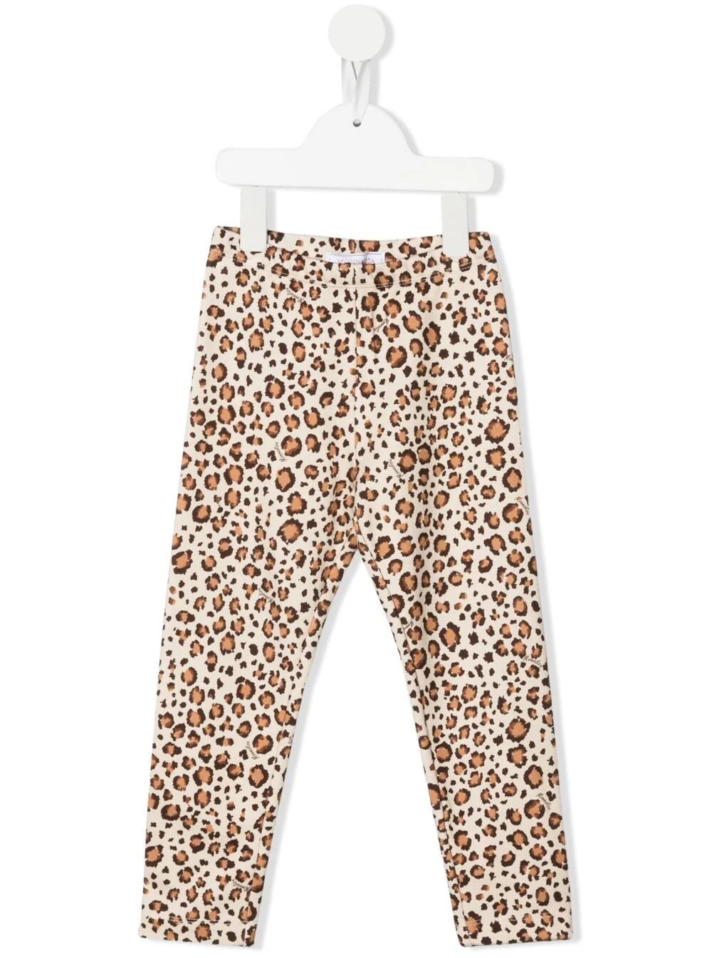 Calças Legging Infantil Monnalisa Leopardo Marrom Viscose