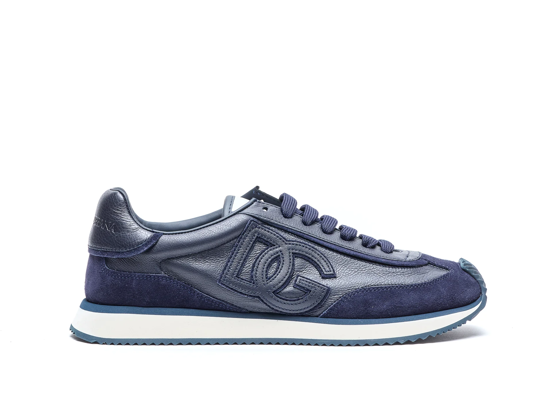 Sapatilhas Dolce & Gabbana Azul 1005couro e camurça