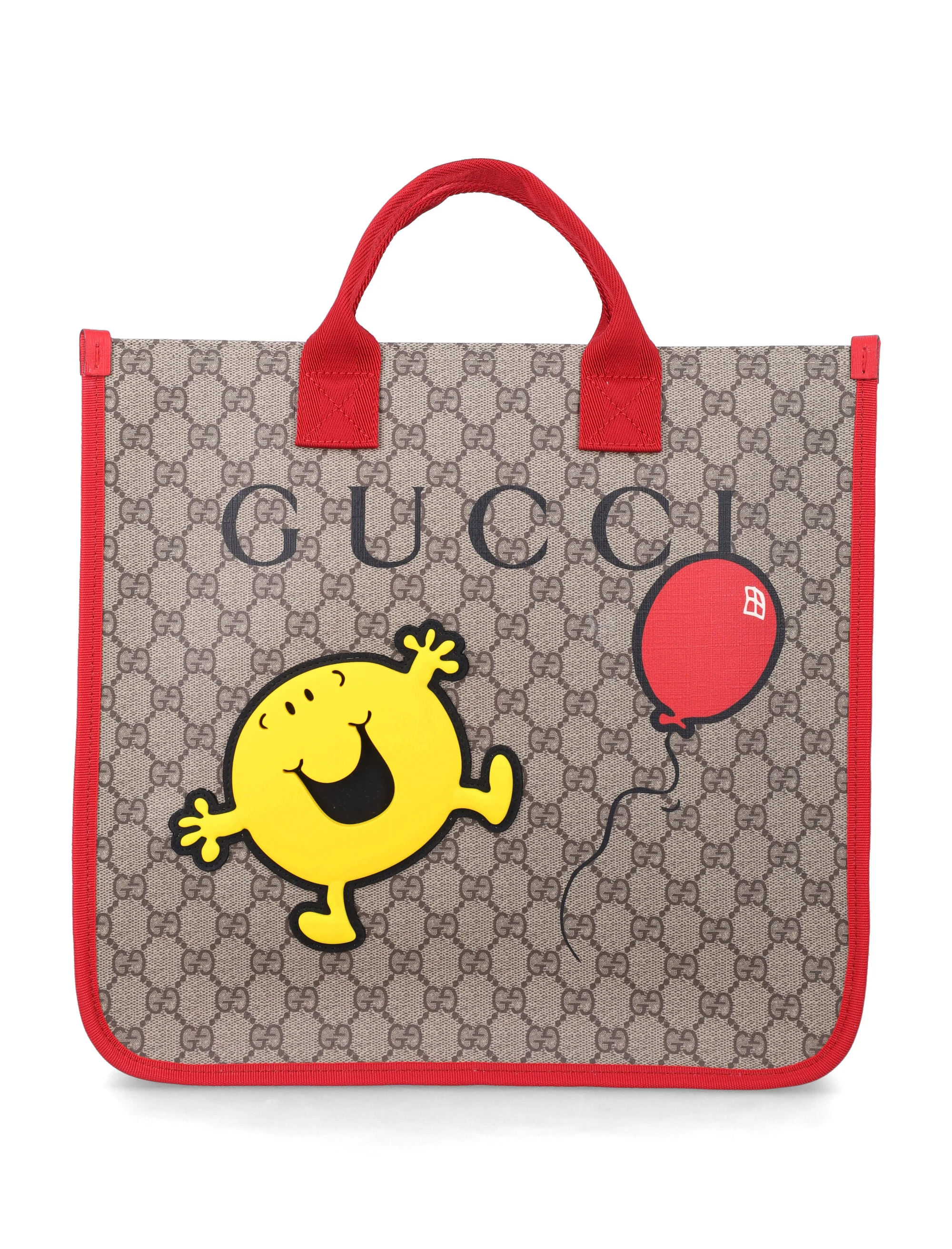 Bolsa de compras infantil Gucci GG Supreme Bege Poliuretano Tote