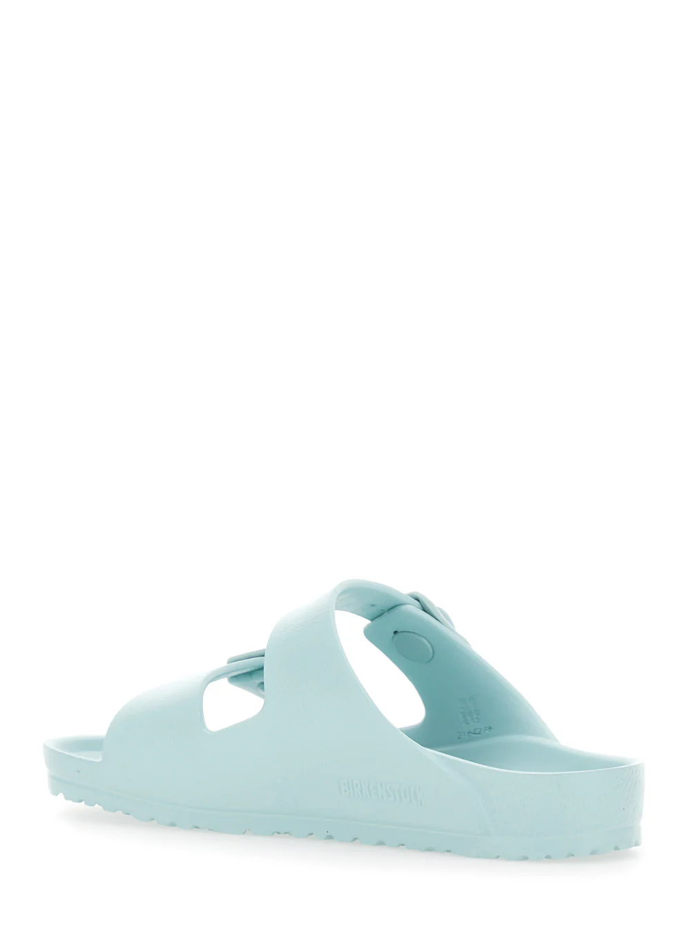 Sandálias Birkenstock Kids Arizona com Biqueira Arredondada e Fechamento por Fivela em Verde para Sapatos Planos Syntetchic para Crianças
