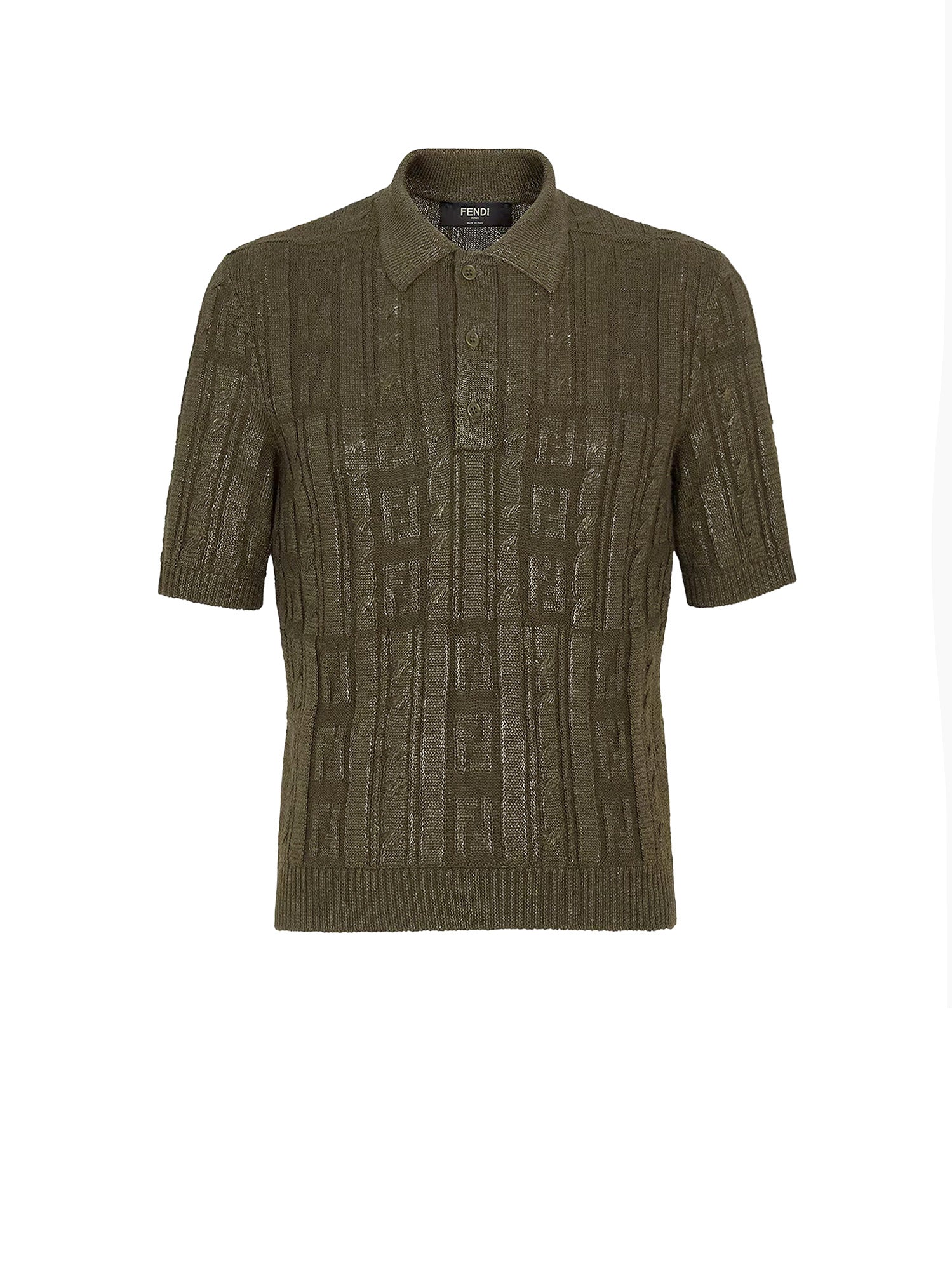 Camisetas e Polos Fendi Verde Lana