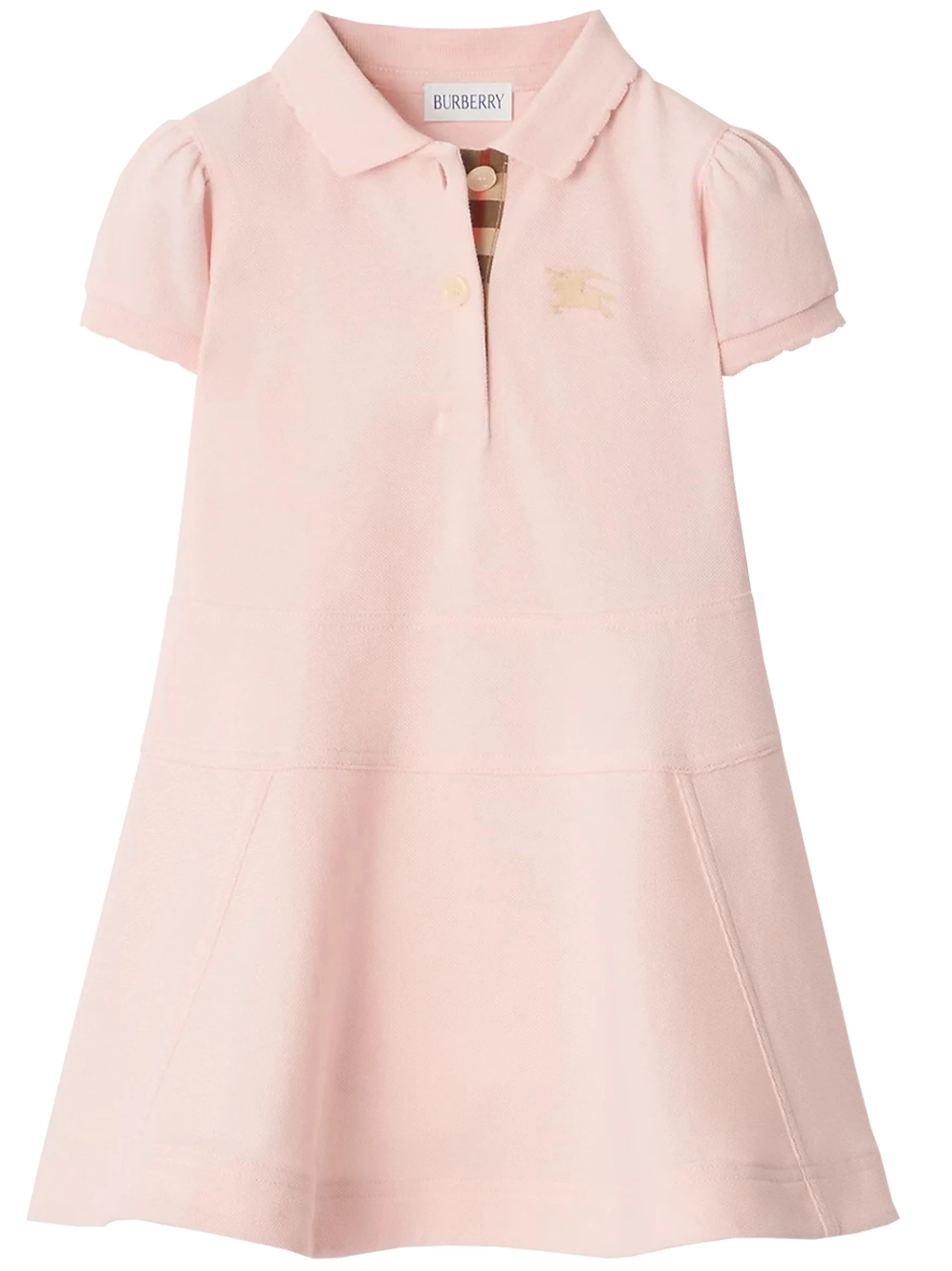 Burberry Kids Astrid Vestido Rosa e Roxo