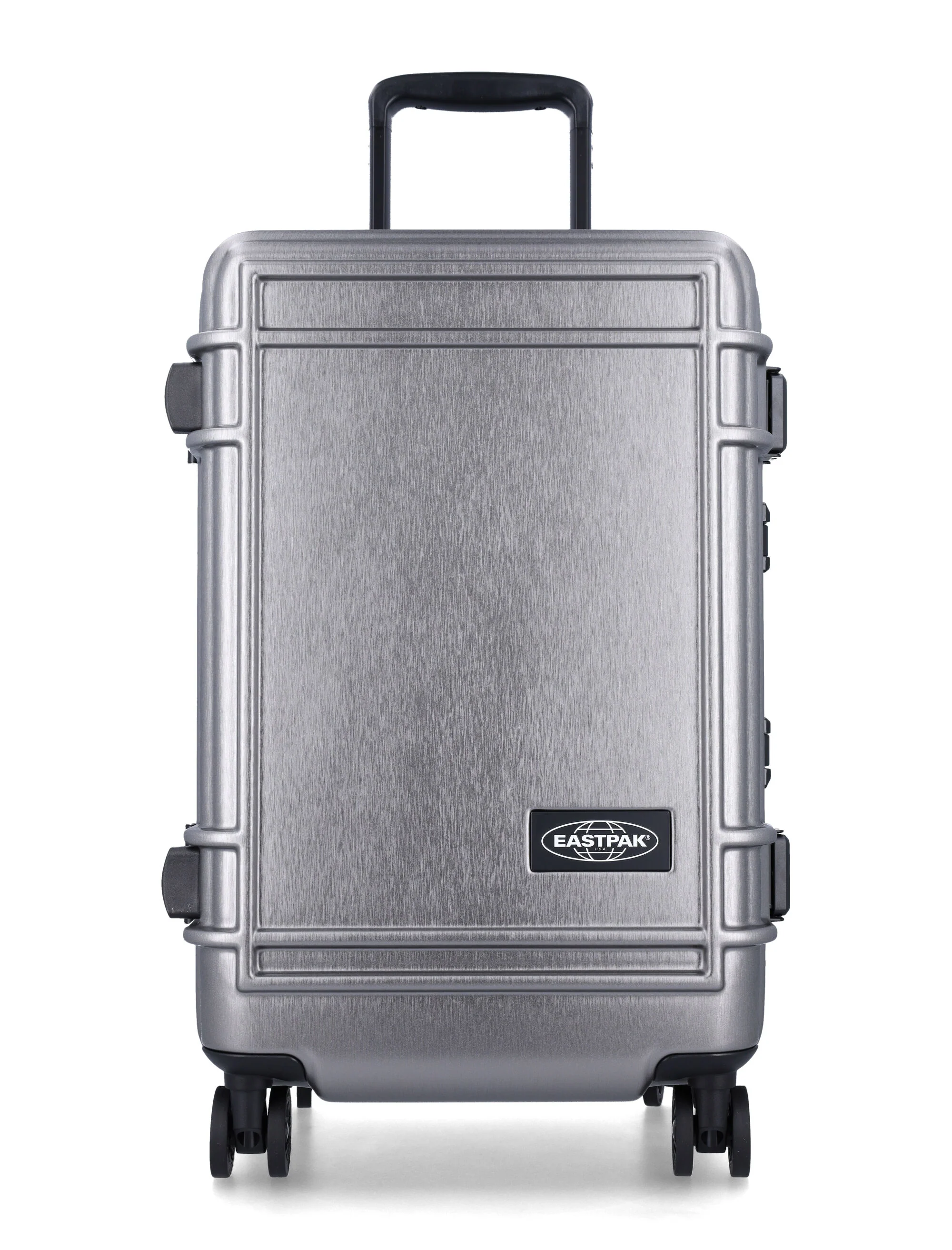 Eastpak Mala Preto Resist R Case S Malas Rígidas de Cabine com Estrutura de Polímero e Metal Escovado