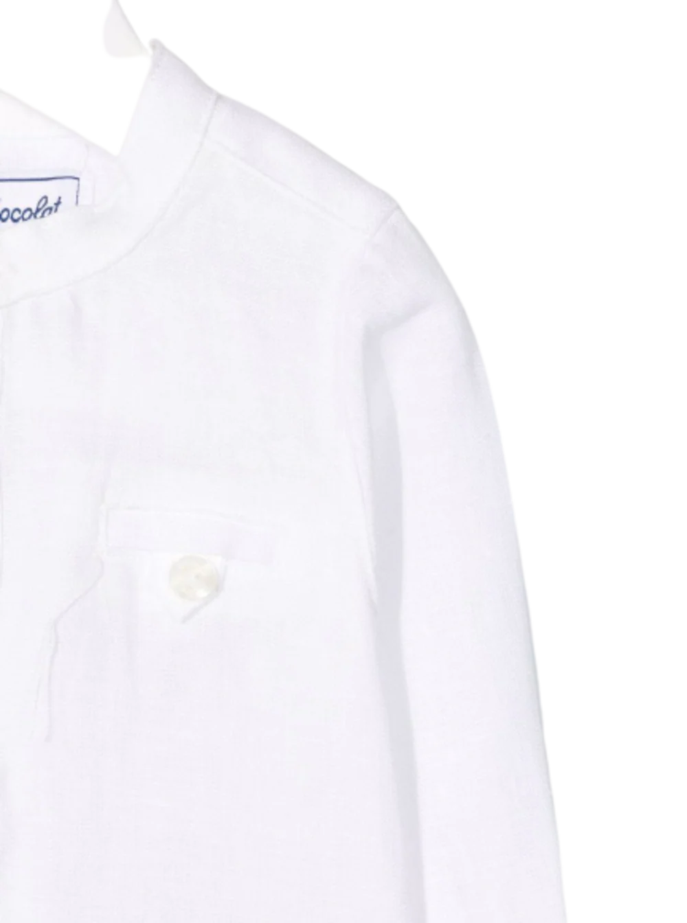 Tartine Et Chocolat Kids Tartine Et Chocolat Baby Girl White Linen Shirt And Blouses