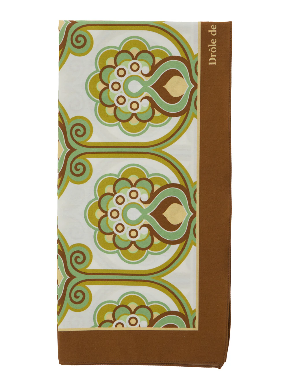 DrôLe De Monsieur Mens Verde Tapisserie Floral Estampa Floral Lenço Lenços de Algodão e Foulards DrôLe De Monsieur Mens Verde Tapisserie Floral Estampa Floral Lenço Lenços de Algodão e Foulards