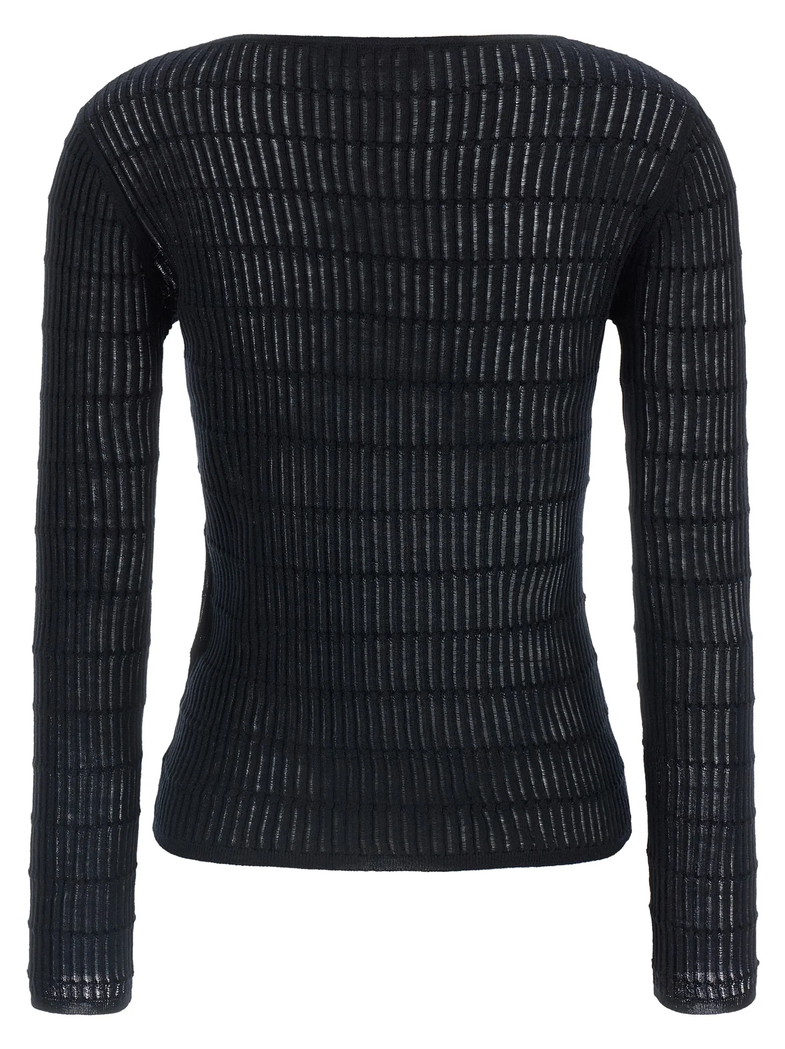 Suéter Max Mara Studio MstPedone Azul Suéter de Seda, Cardigans
