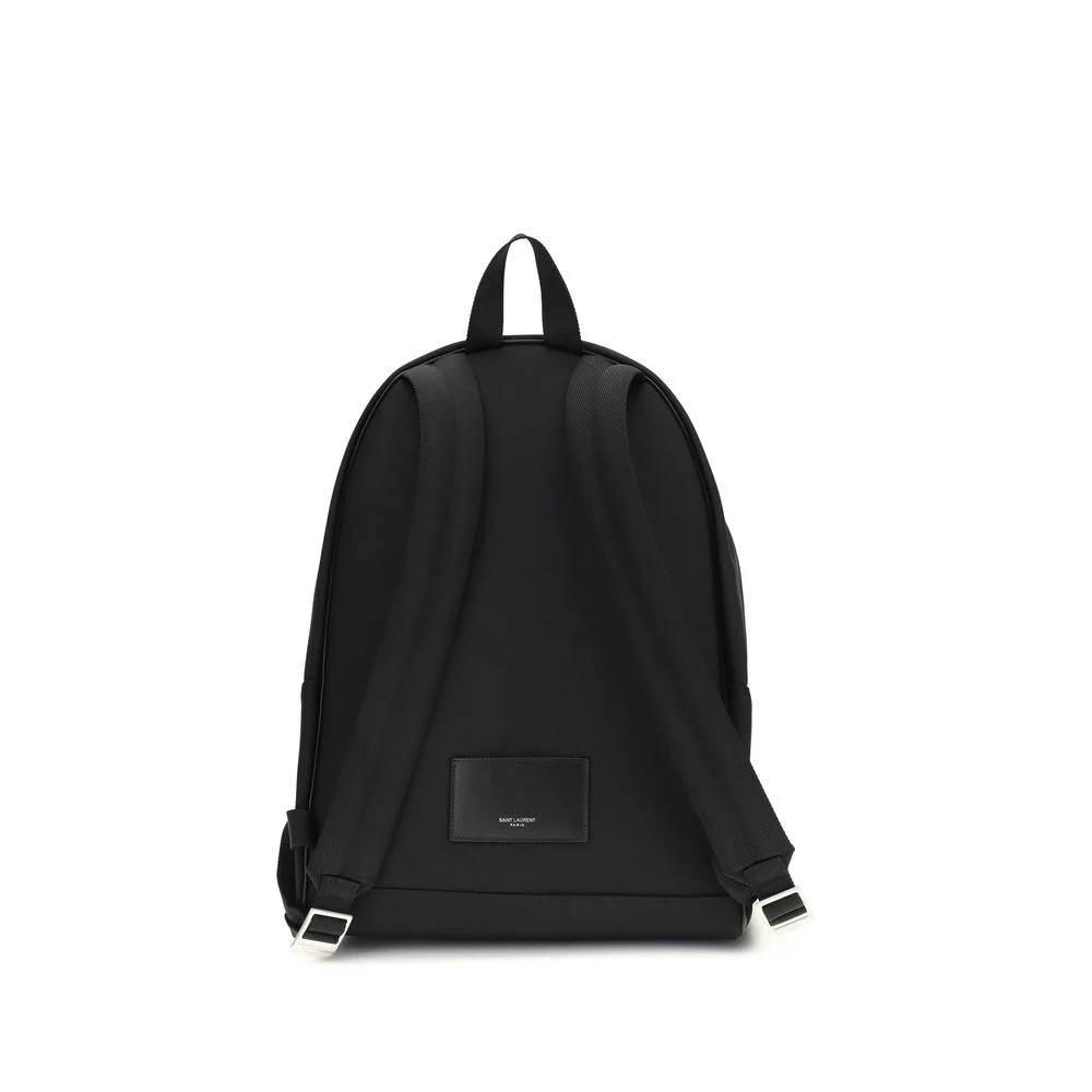 Mochila de Nylon Preto Saint Laurent
