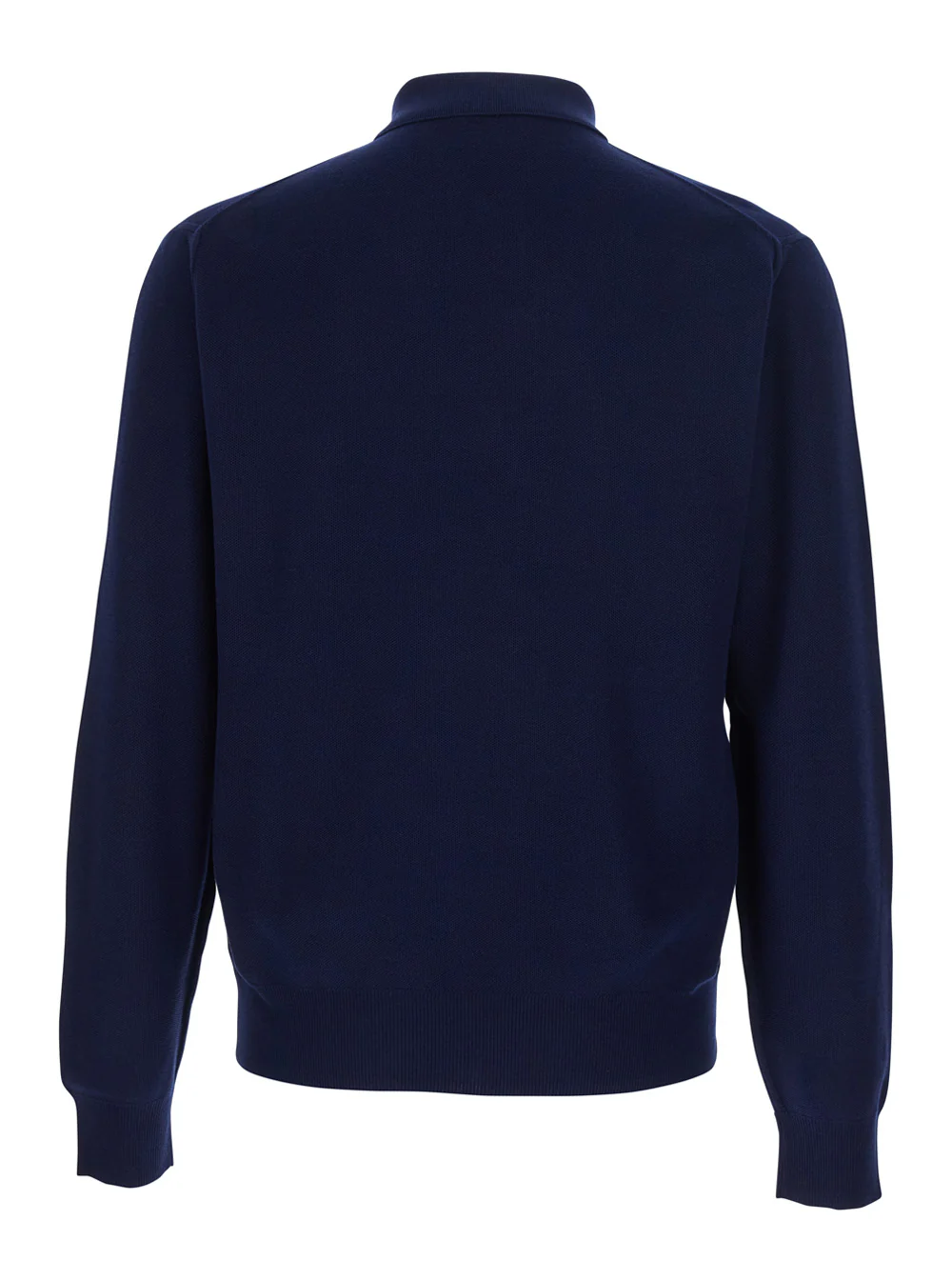 Camisola Tom Ford Azul com Gola Clássica e Fechamento por Botões na Frente em Mistura de Seda e Algodão para Homens Camisetas Azuis