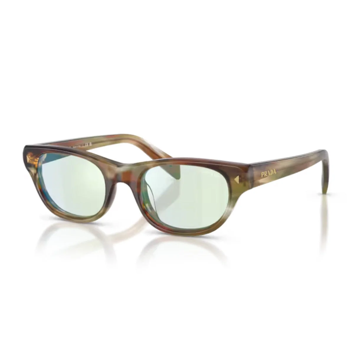 Óculos de Sol Prada Pr C08s Acetato Marrom