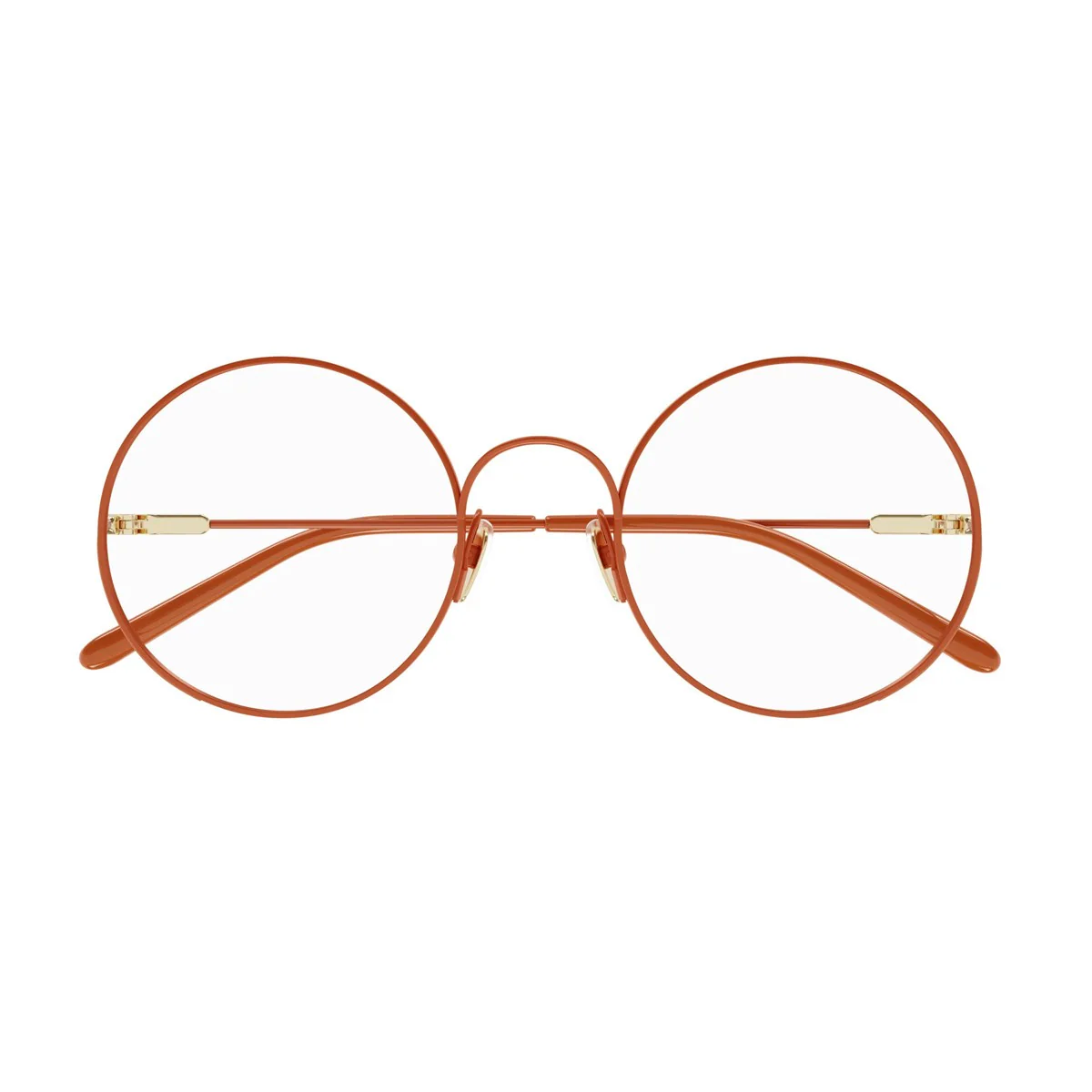 Óculos de Sol Chloé Cc0017o Linea Junior Laranja Metálico