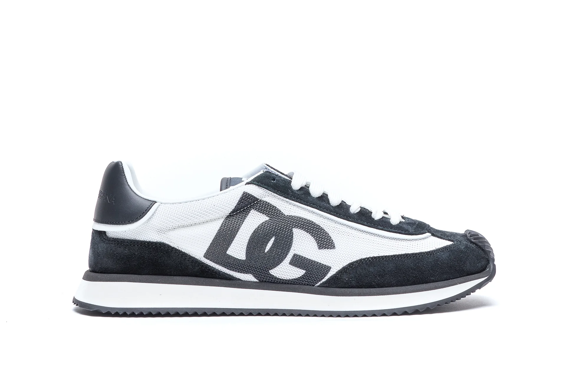 Sapatilhas Pretas de Couro Dolce & Gabbana