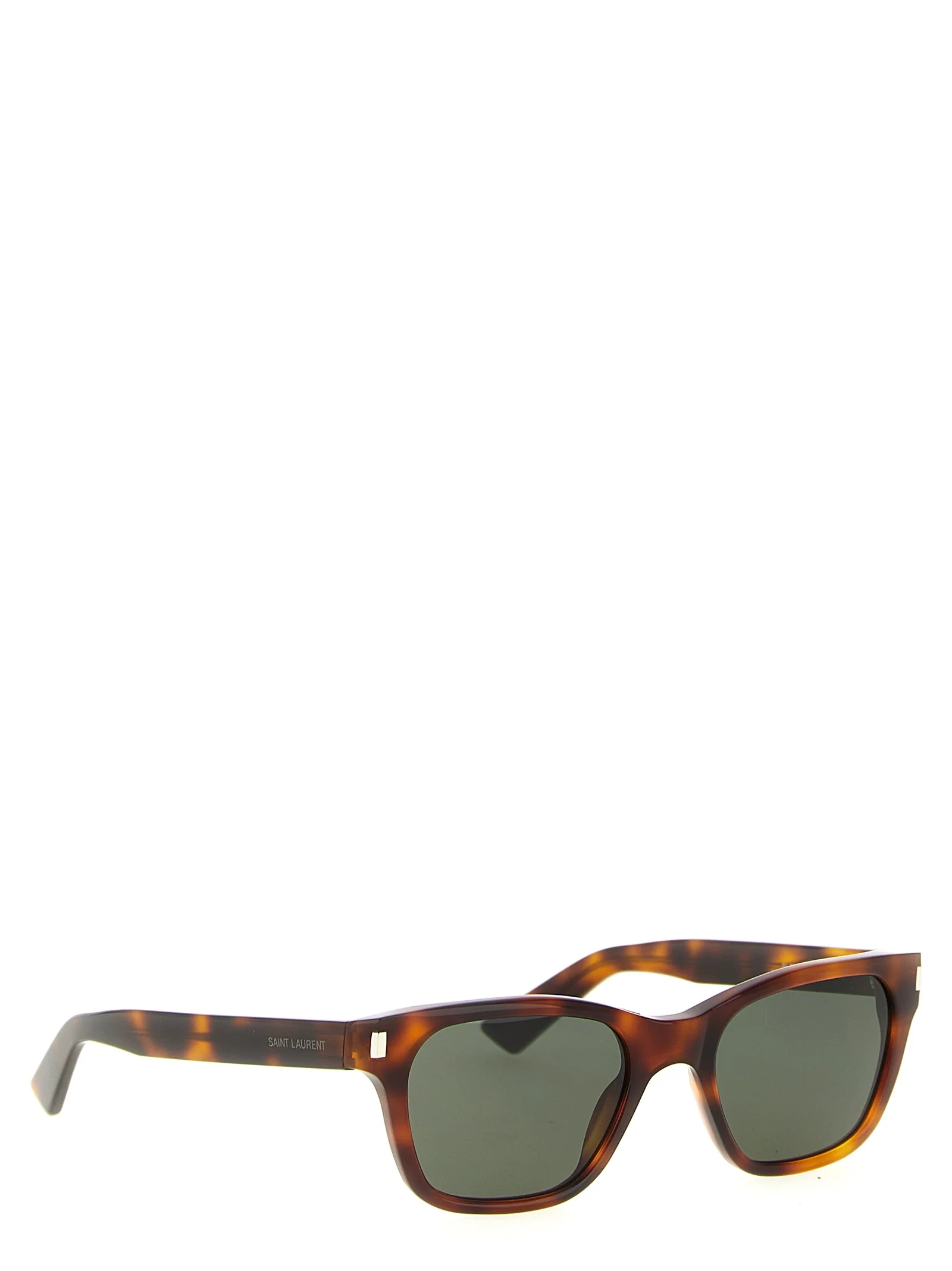 Óculos de Sol de Acrílico Marrom Saint Laurent